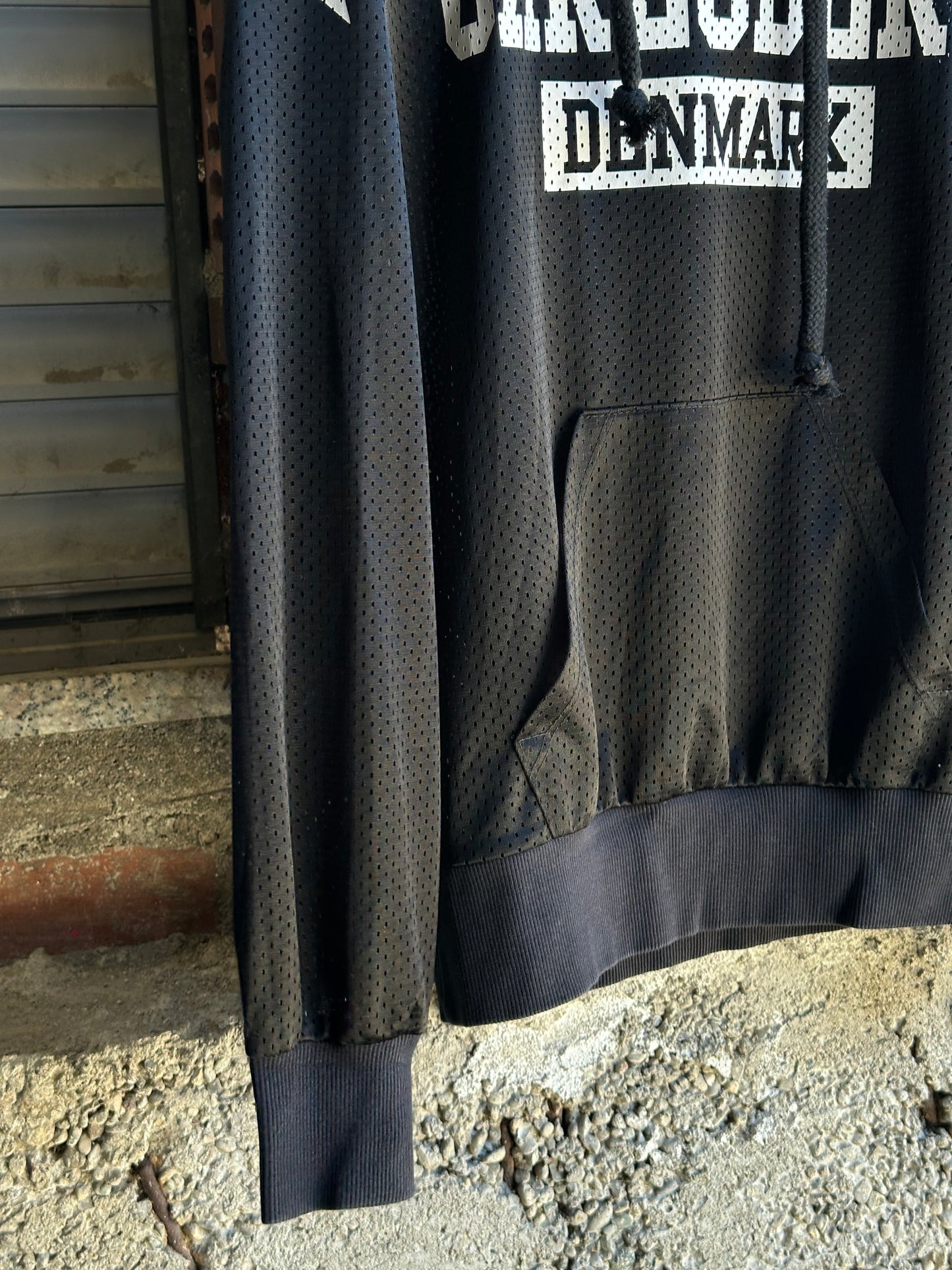 CARLSBERG BLACK MESH HOODIE