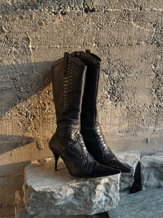 SNAKESKIN BOOTS