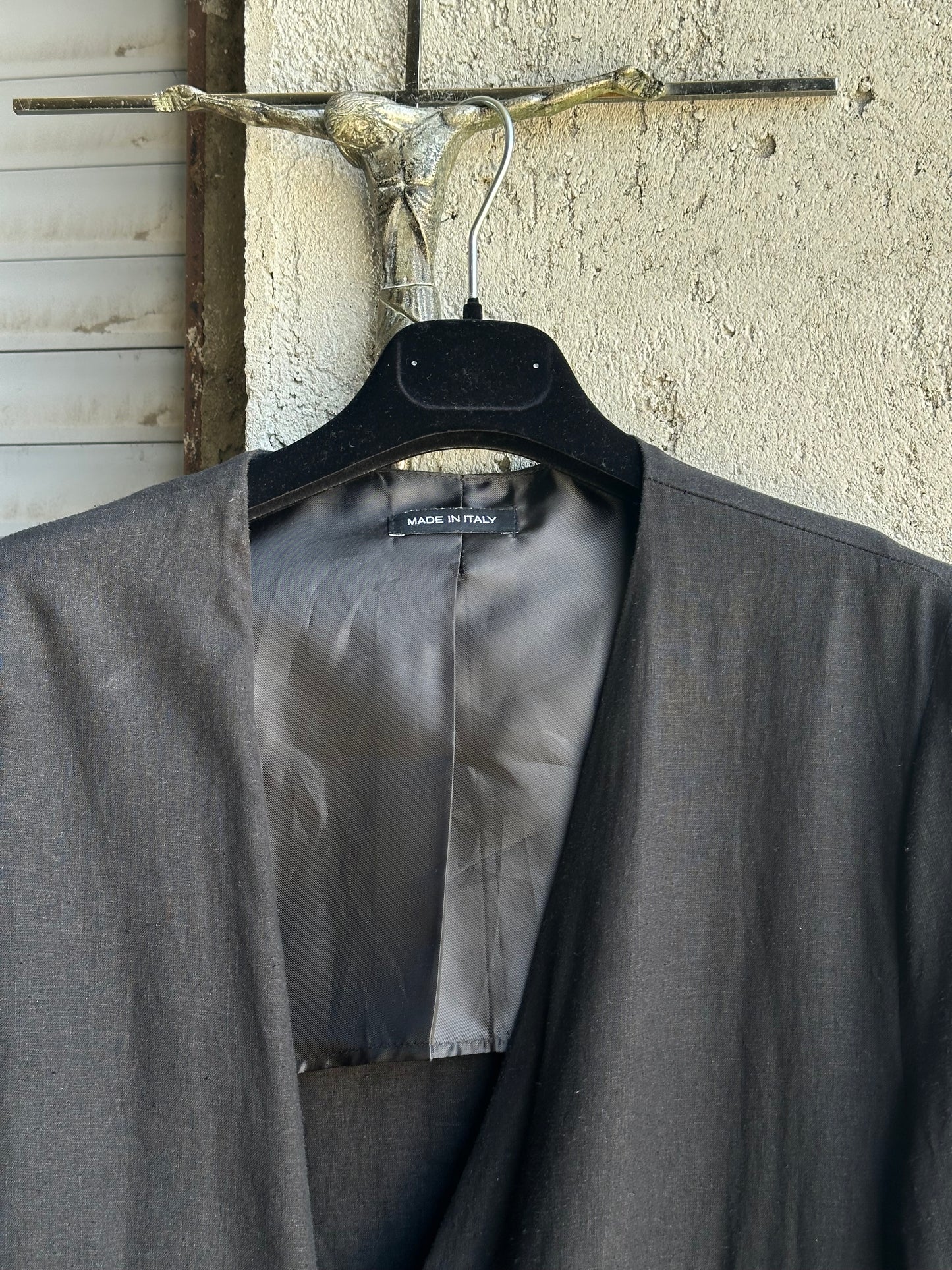 LINEN BLACK CO-ORD SET