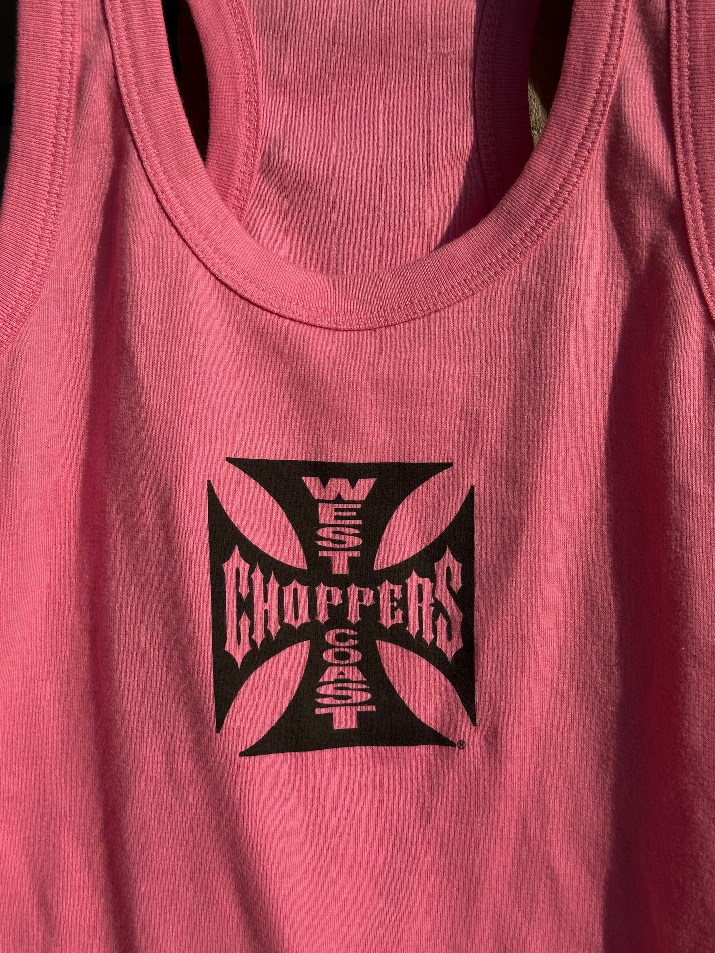 WEST COAST CHOPPERS PINK TANK TOP