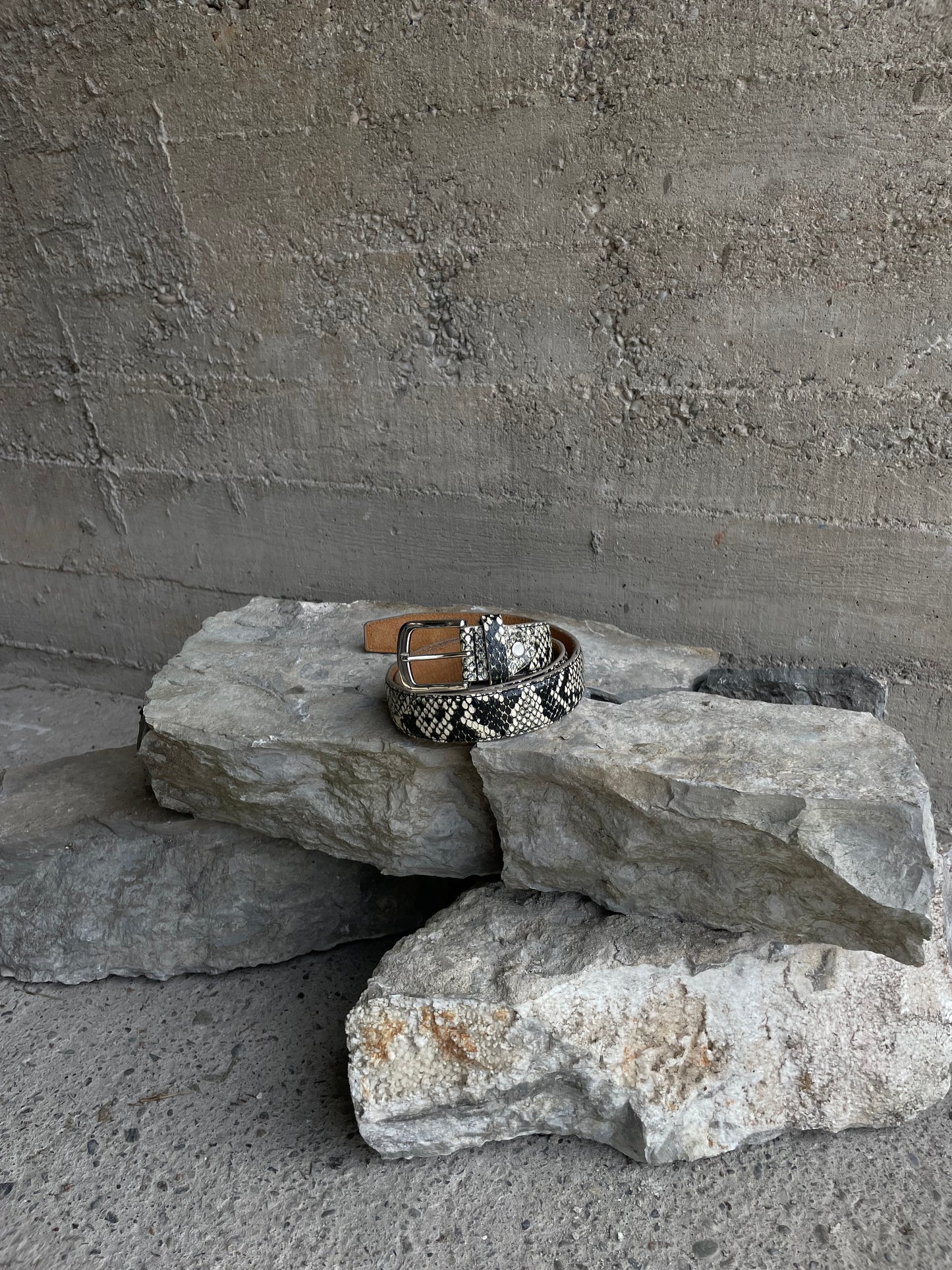 CINTURA PITONE VERDE