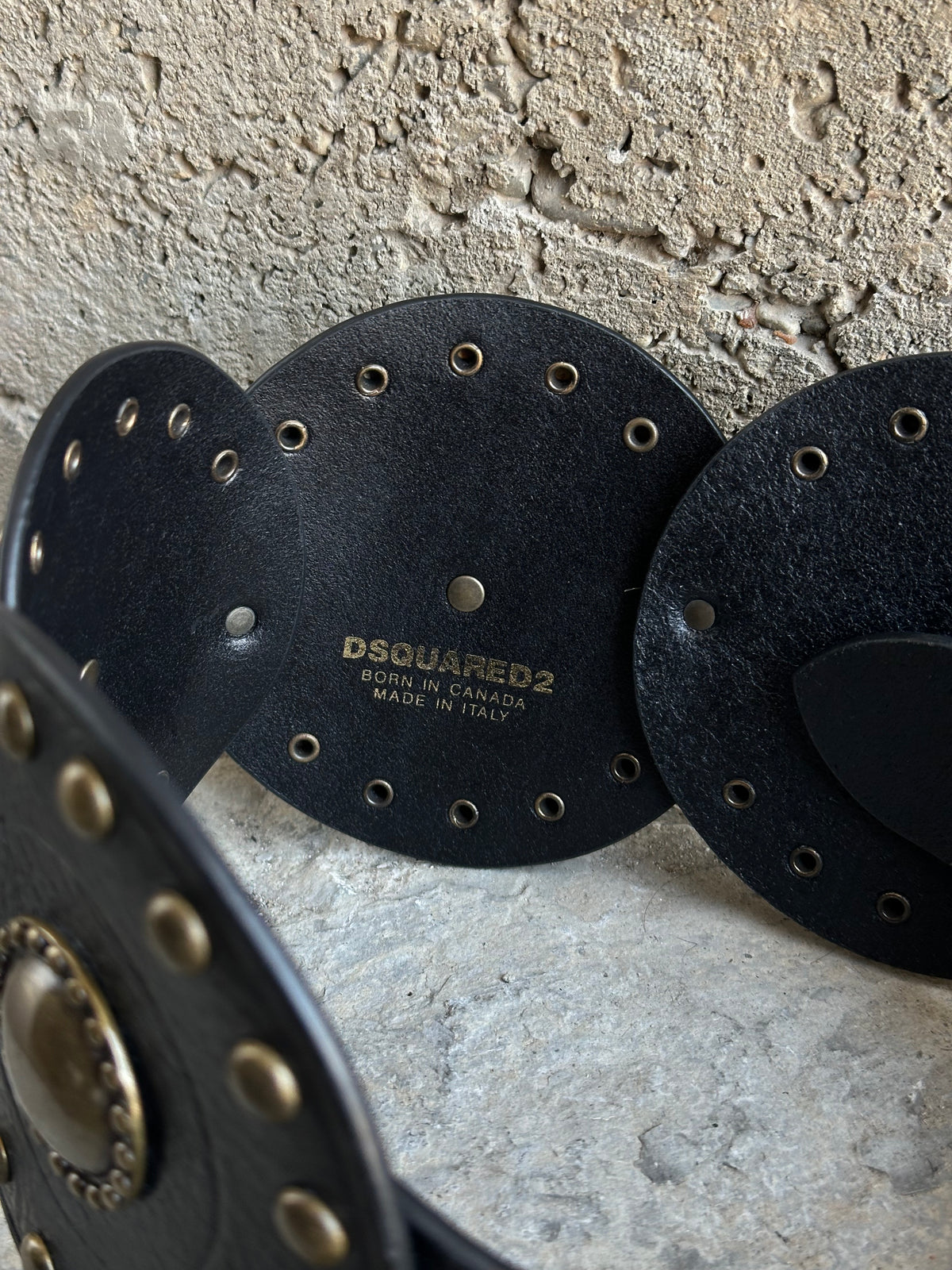 DSQUARED2 STUDDED RODEO BELT