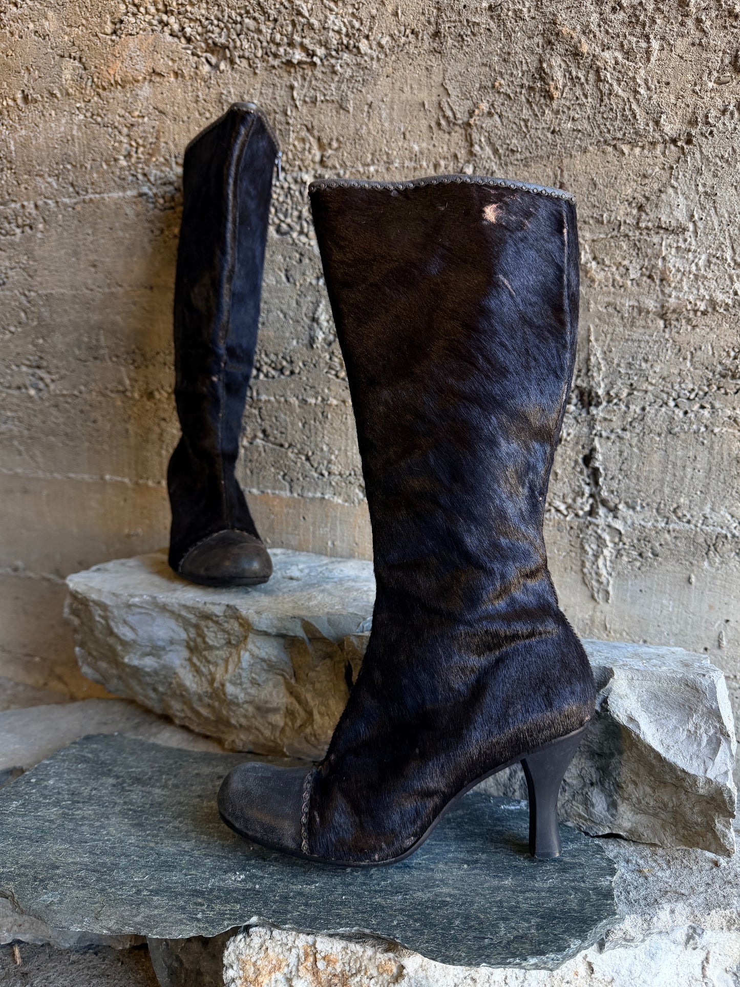 BOOTS CAVALLINO PUNTA PELLE BROWN