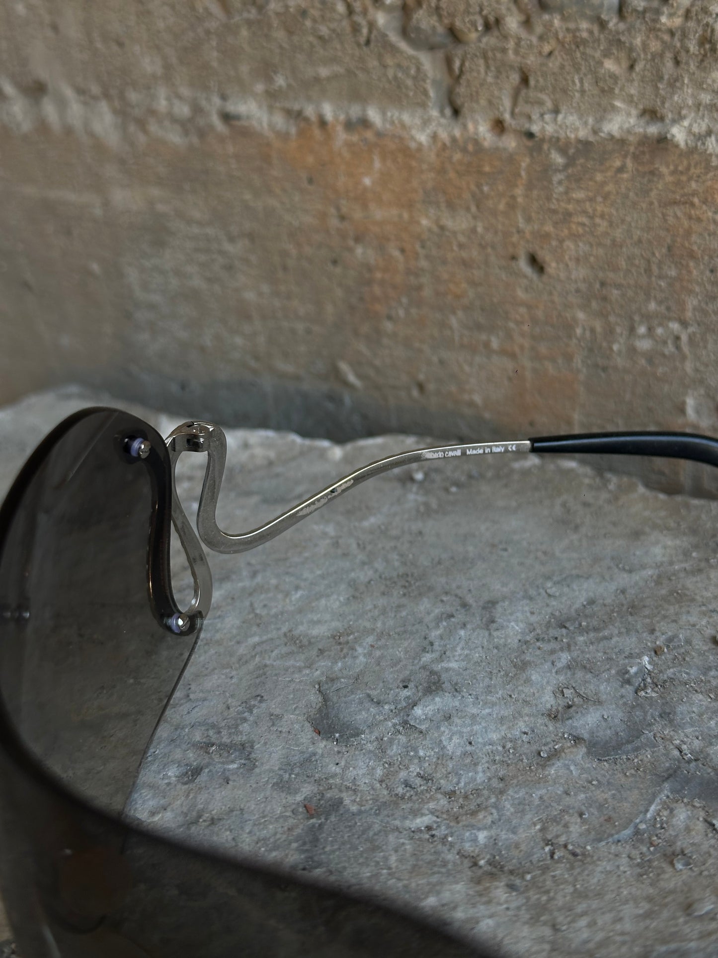 ROBERTO CAVALLI RHINESTONES SNAKE SUNGLASSES