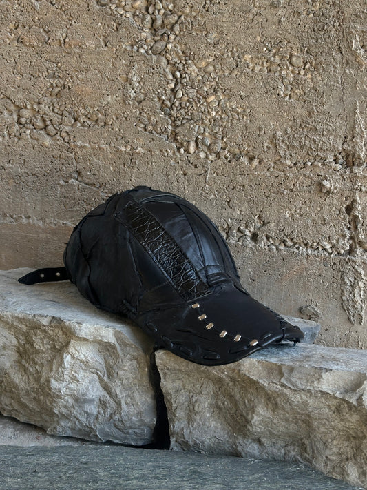 ALEKSANDER CECCO HANDMADE LEATHER HAT