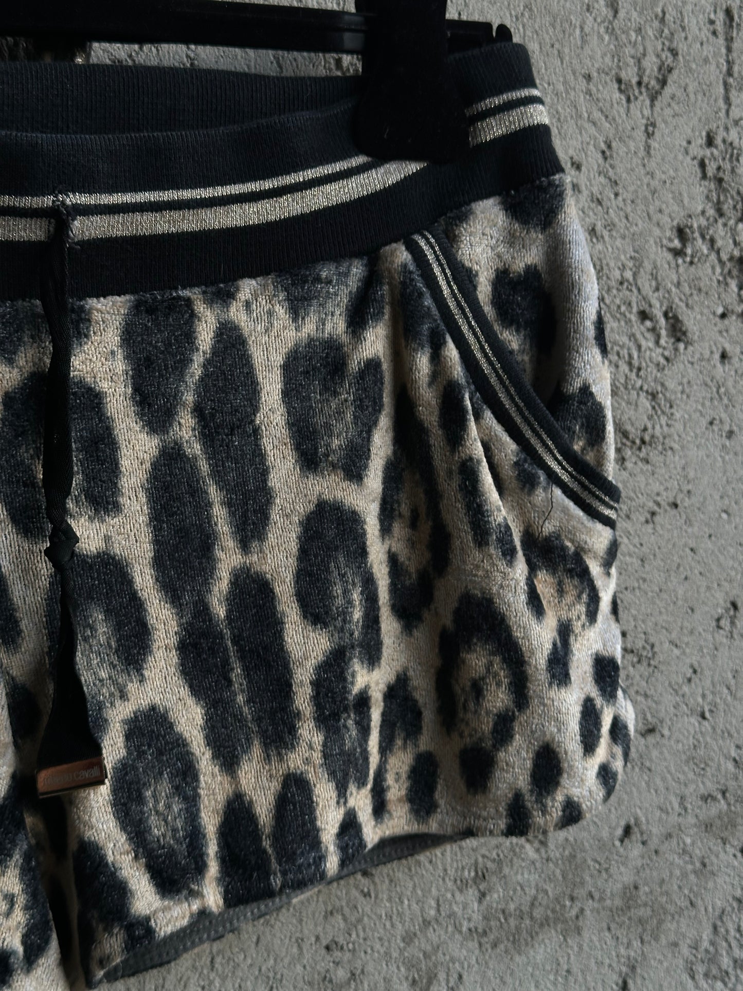 ROBERTO CAVALLI LEOPARD MINI SHORTS