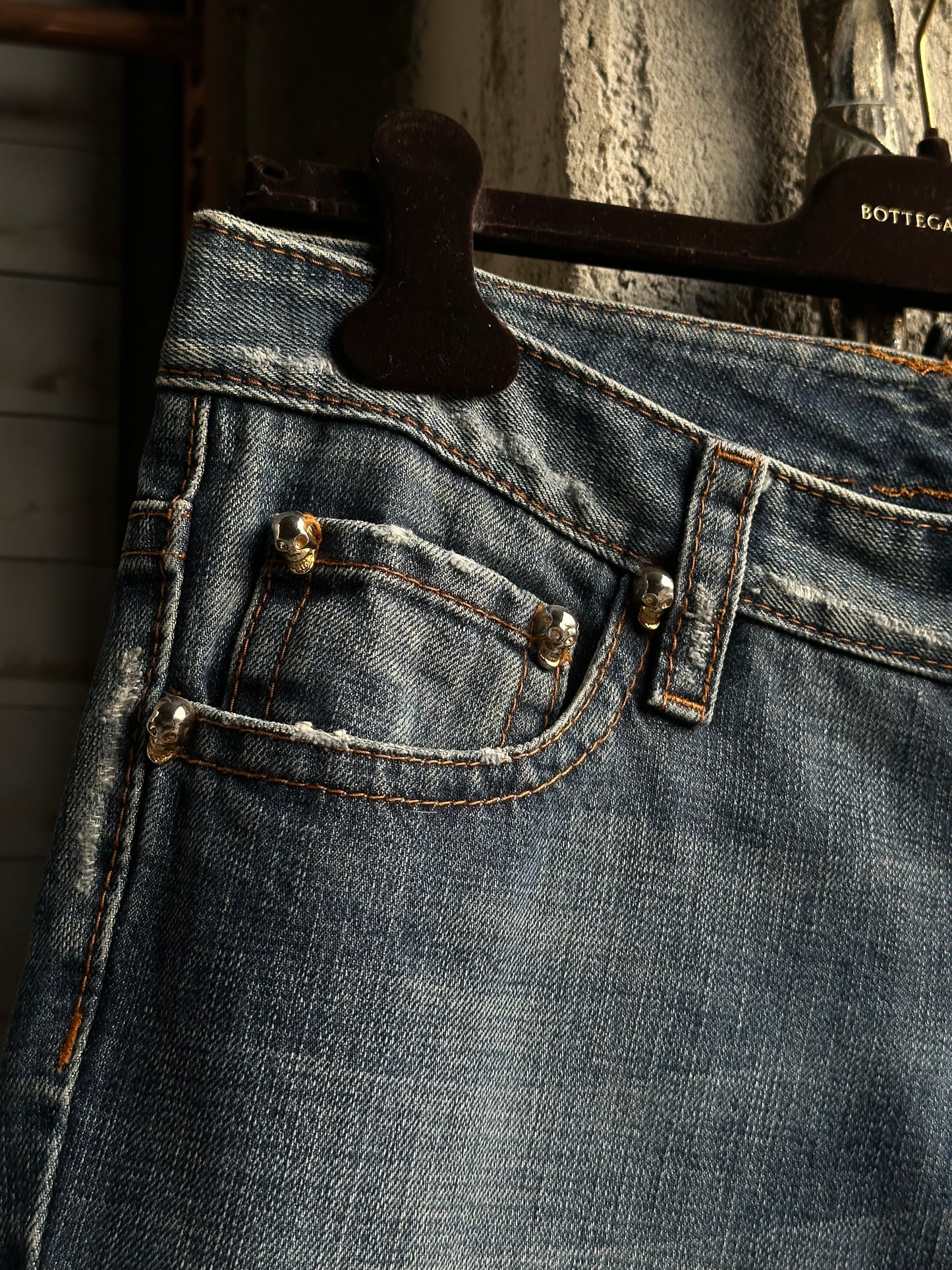 DSQUARED2 SKULL DENIM PANTS