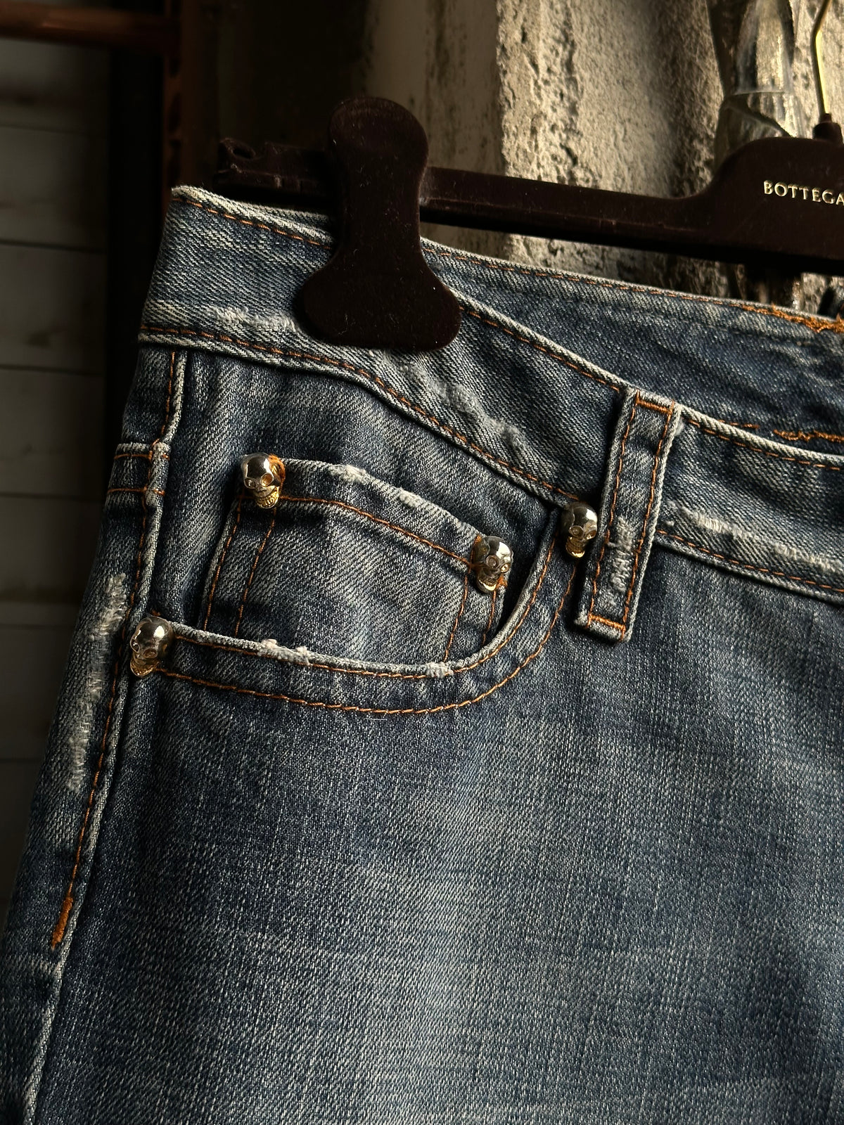 DSQUARED2 SKULL DENIM PANTS