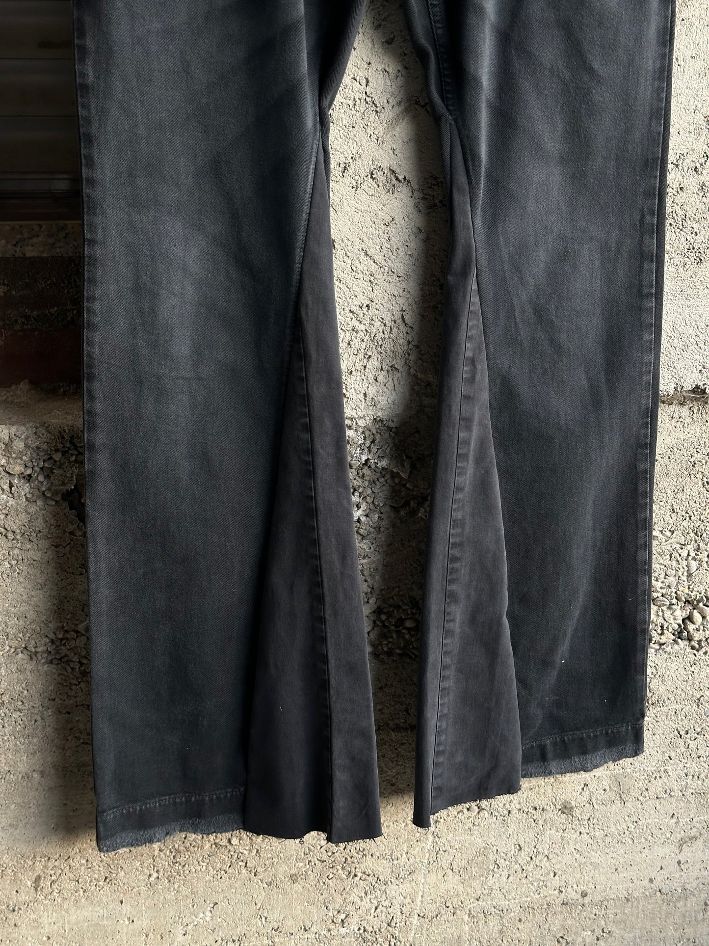 DOLCE & GABBANA BLACK FLARED JEANS