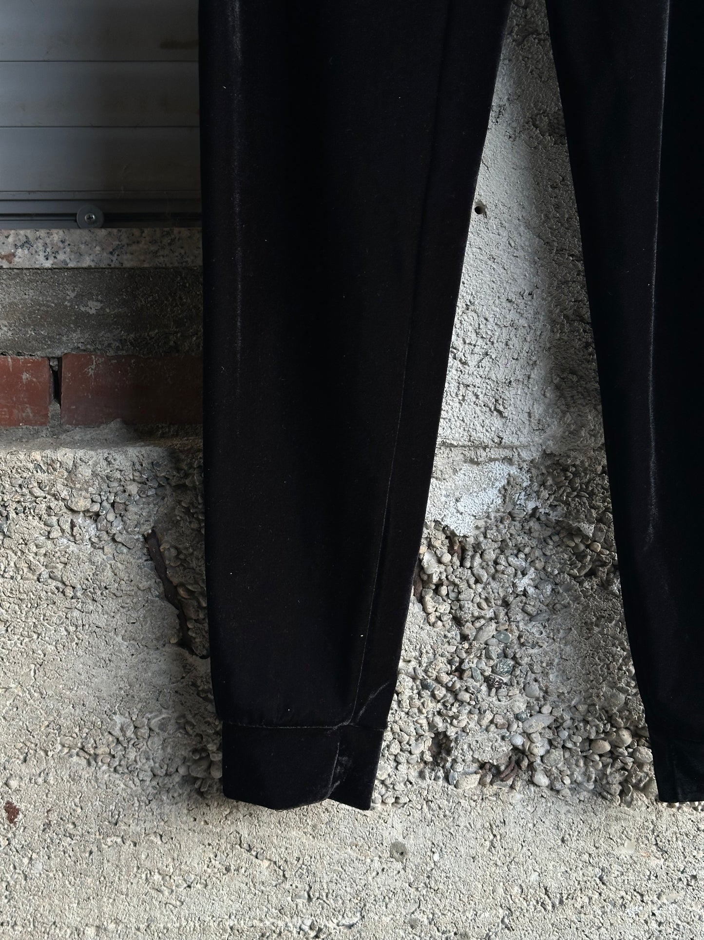 BLUMARINE VELOUR SWEATPANTS