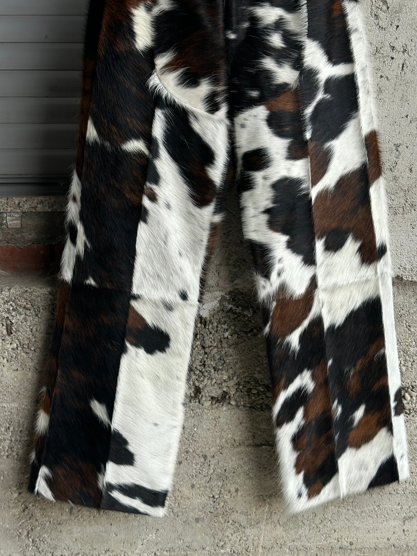 ION ACHILLES GABRIEL COWHIDE BAGGY PANTS