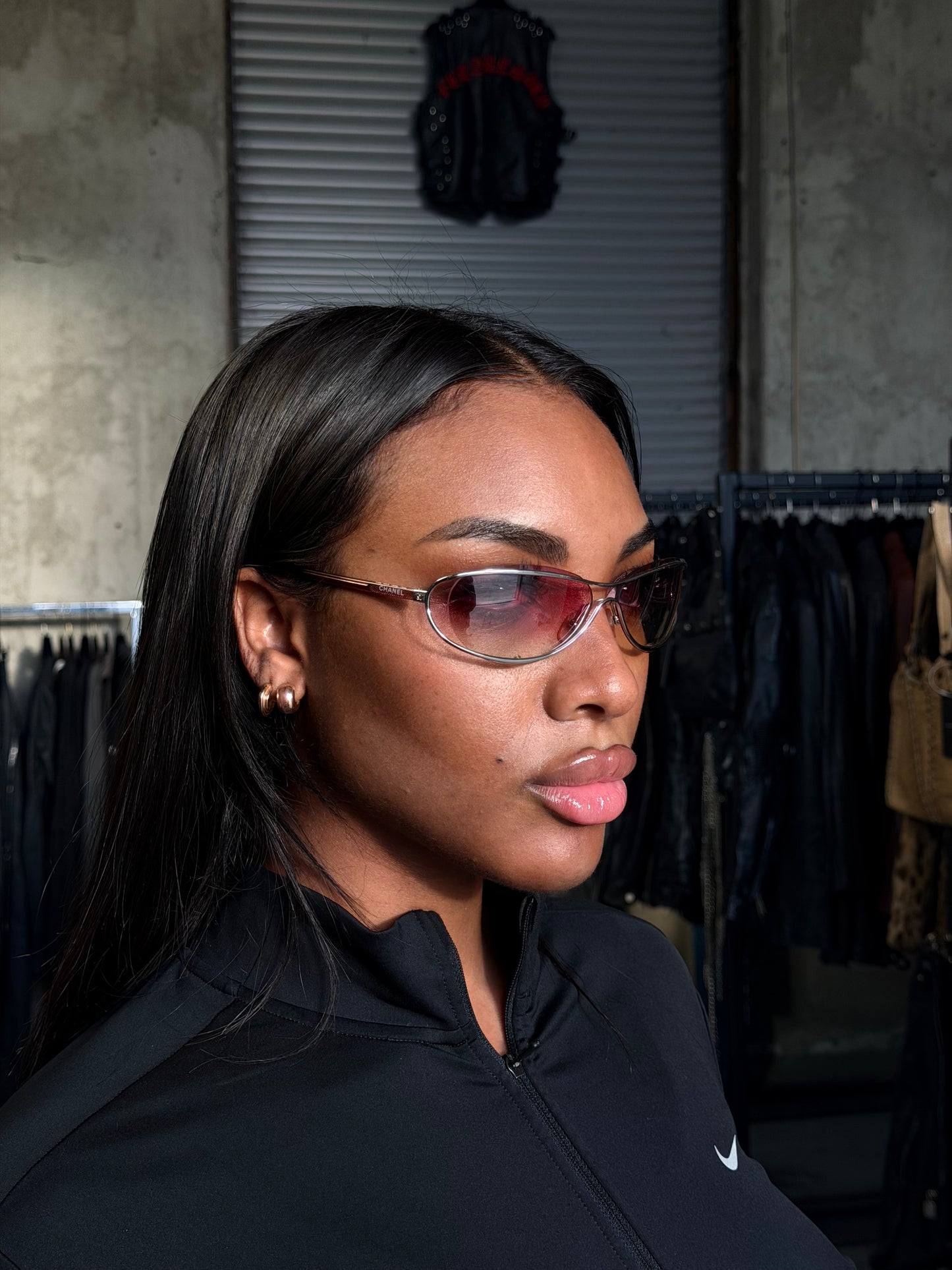 CHANEL EARLY 2000’ RUNWAY PINK SUNGLASSES