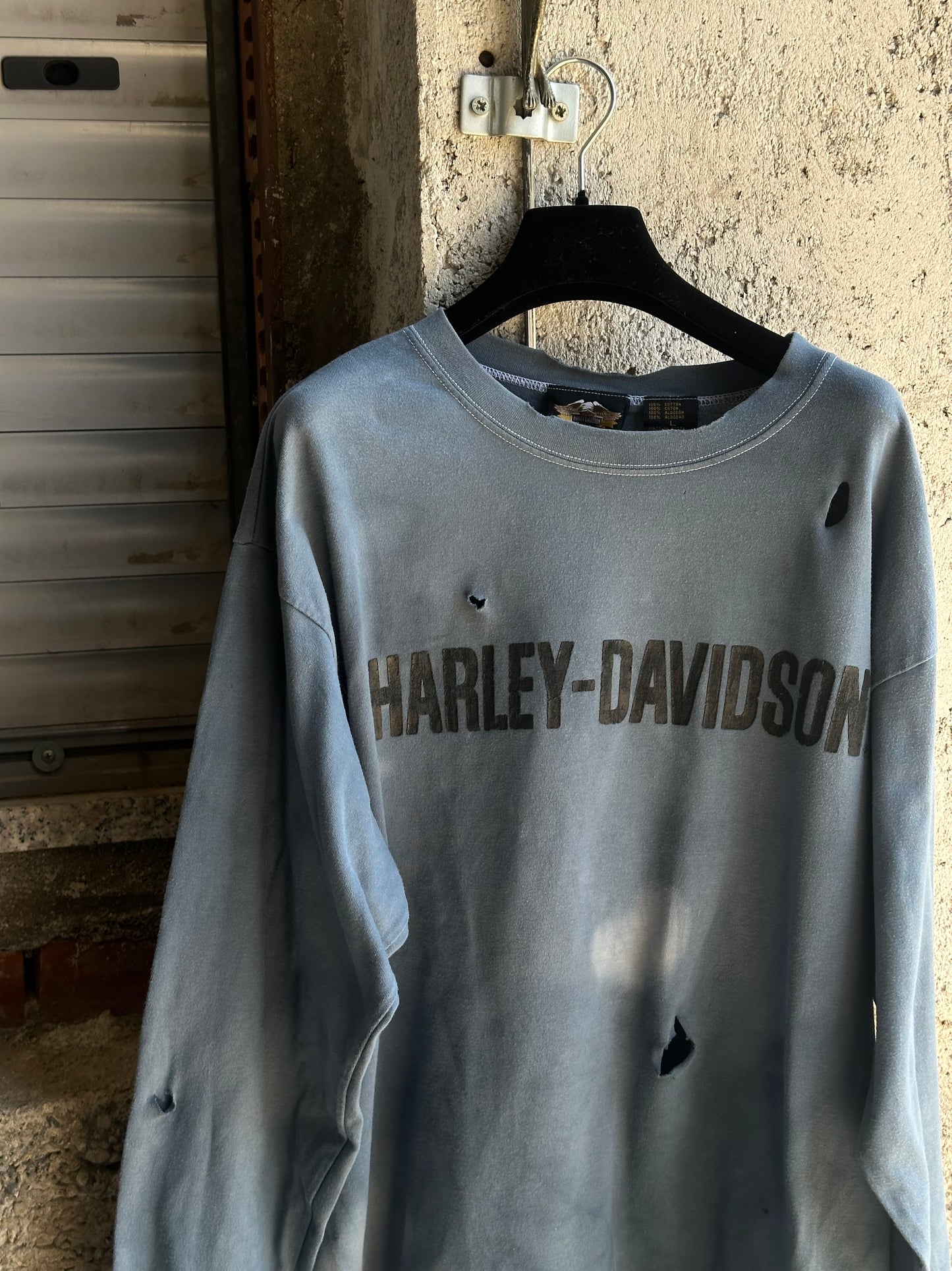 HARLEY DAVIDSON DISTRESSED LONGSLEEVE