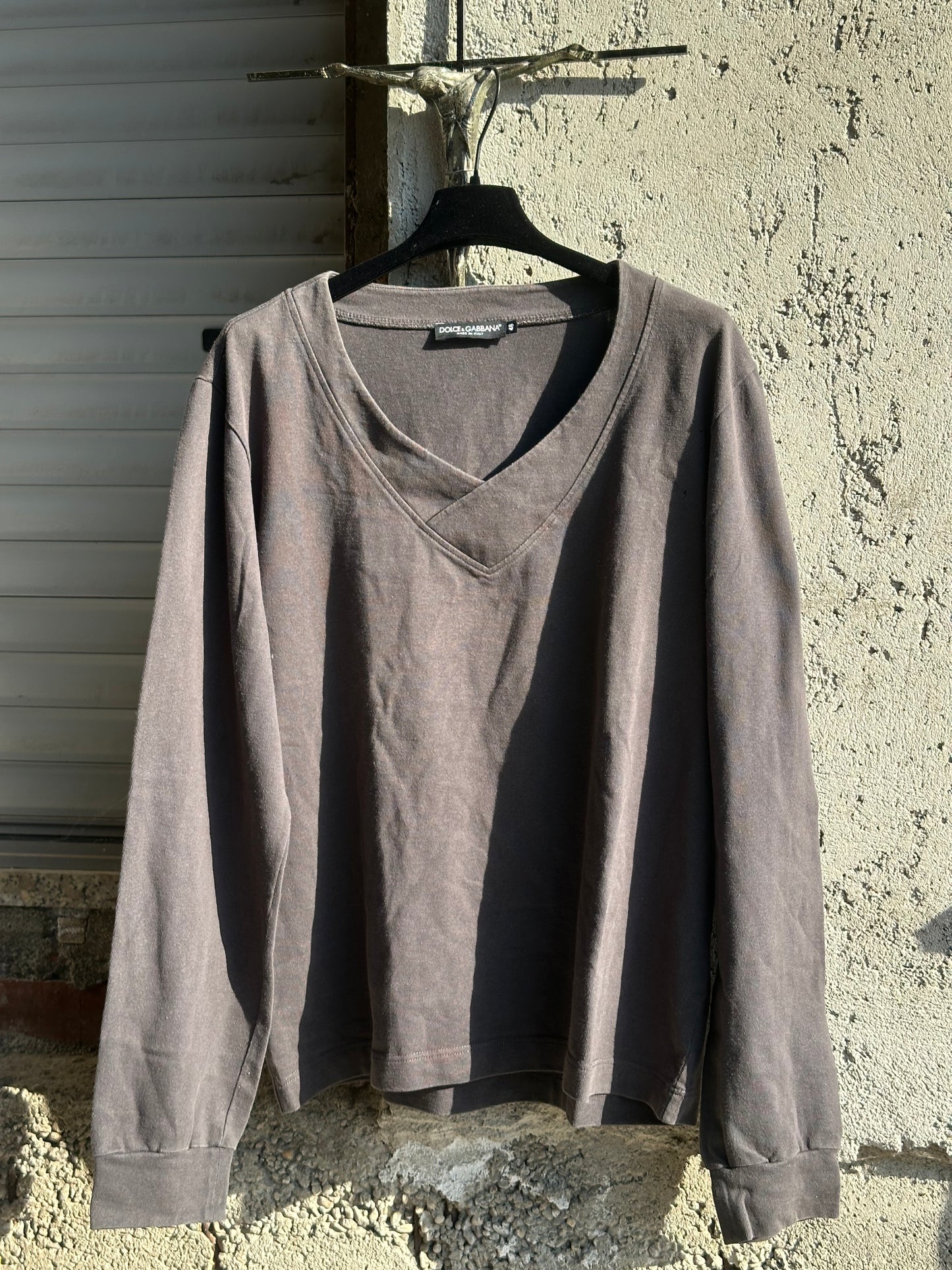 DOLCE & GABBANA GREY SWEATER