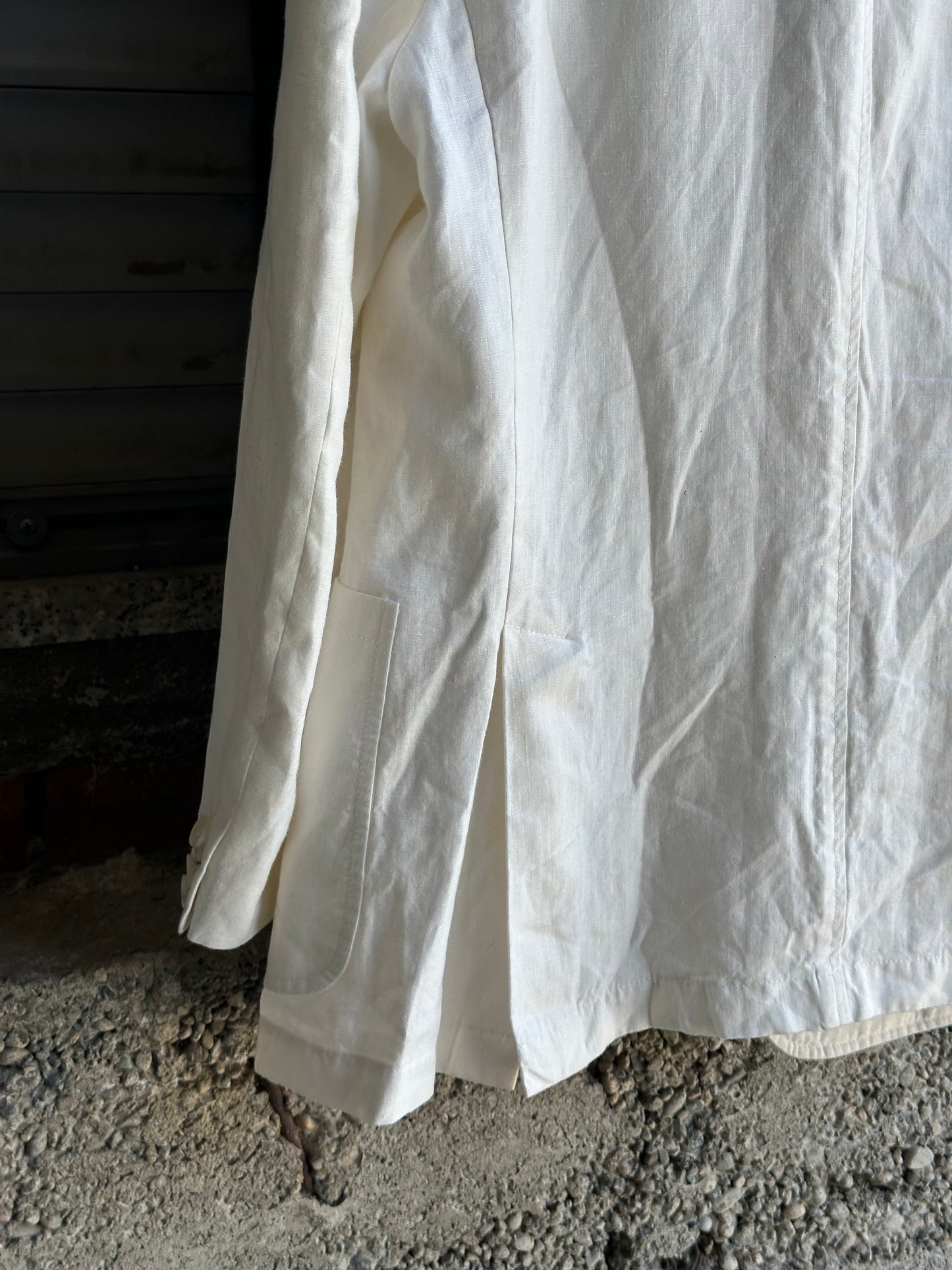 LINEN WITHE CO-ORD SET