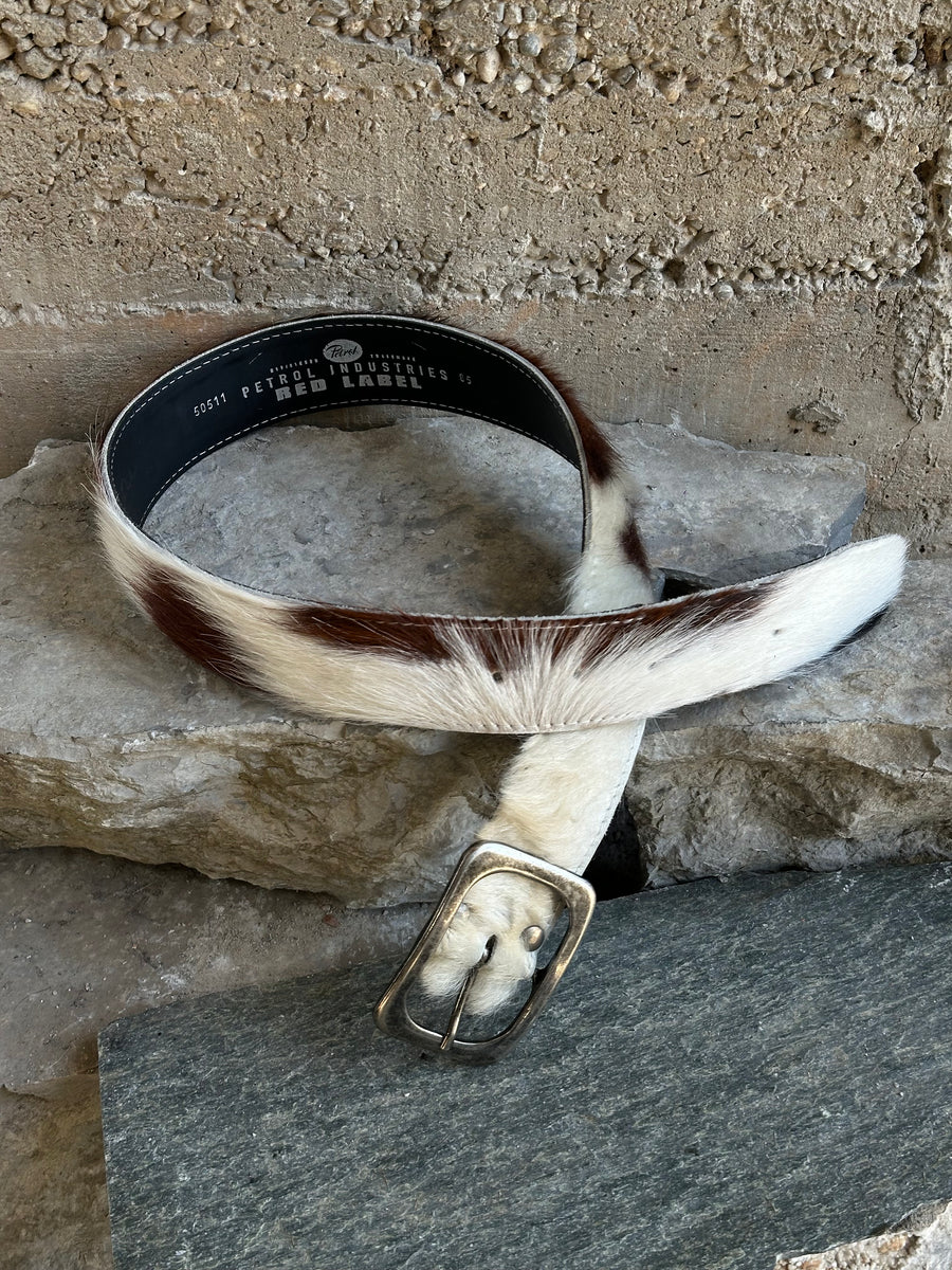 COWHIDE BELT