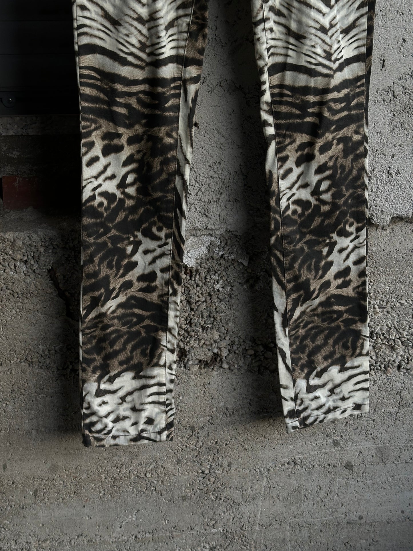 PLEIN SUD ANIMALIER COTTON PANTS