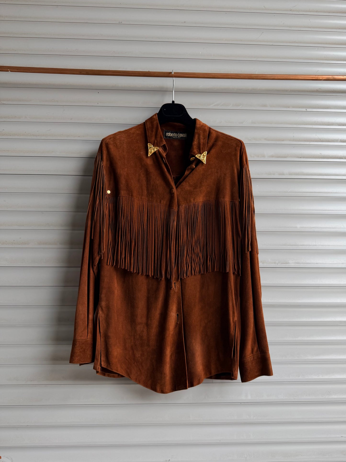 ROBERTO CAVALLI COWGIRL SUEDE SHIRT