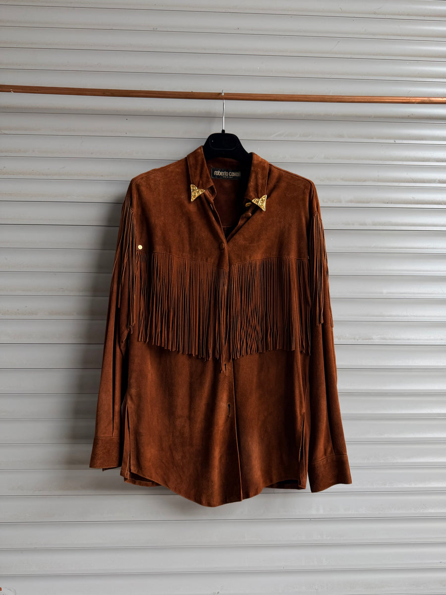 ROBERTO CAVALLI COWGIRL SUEDE SHIRT