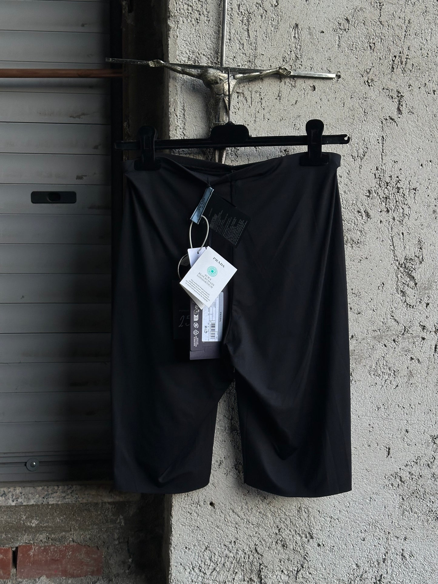 PRADA NYLON BIKER SHORTS