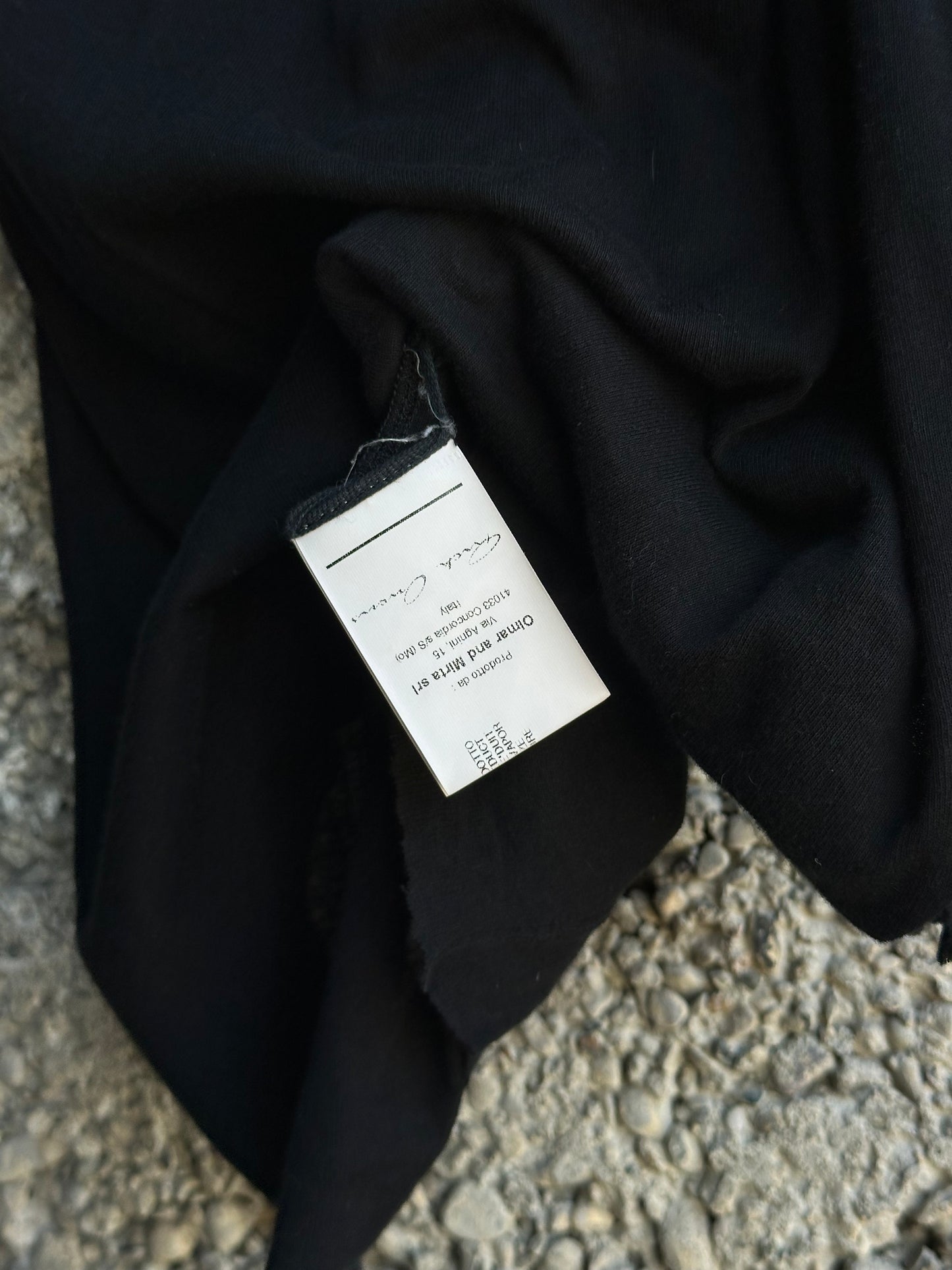 RICK OWENS TRANSPARENT HOODED LONGSLEEVE