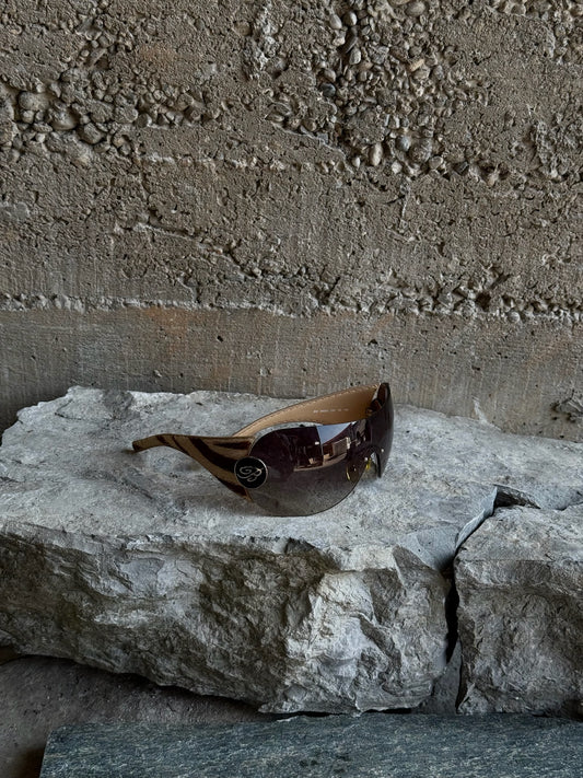 BLUMARINE ZEBRA PONYHAIR SUNGLASSES