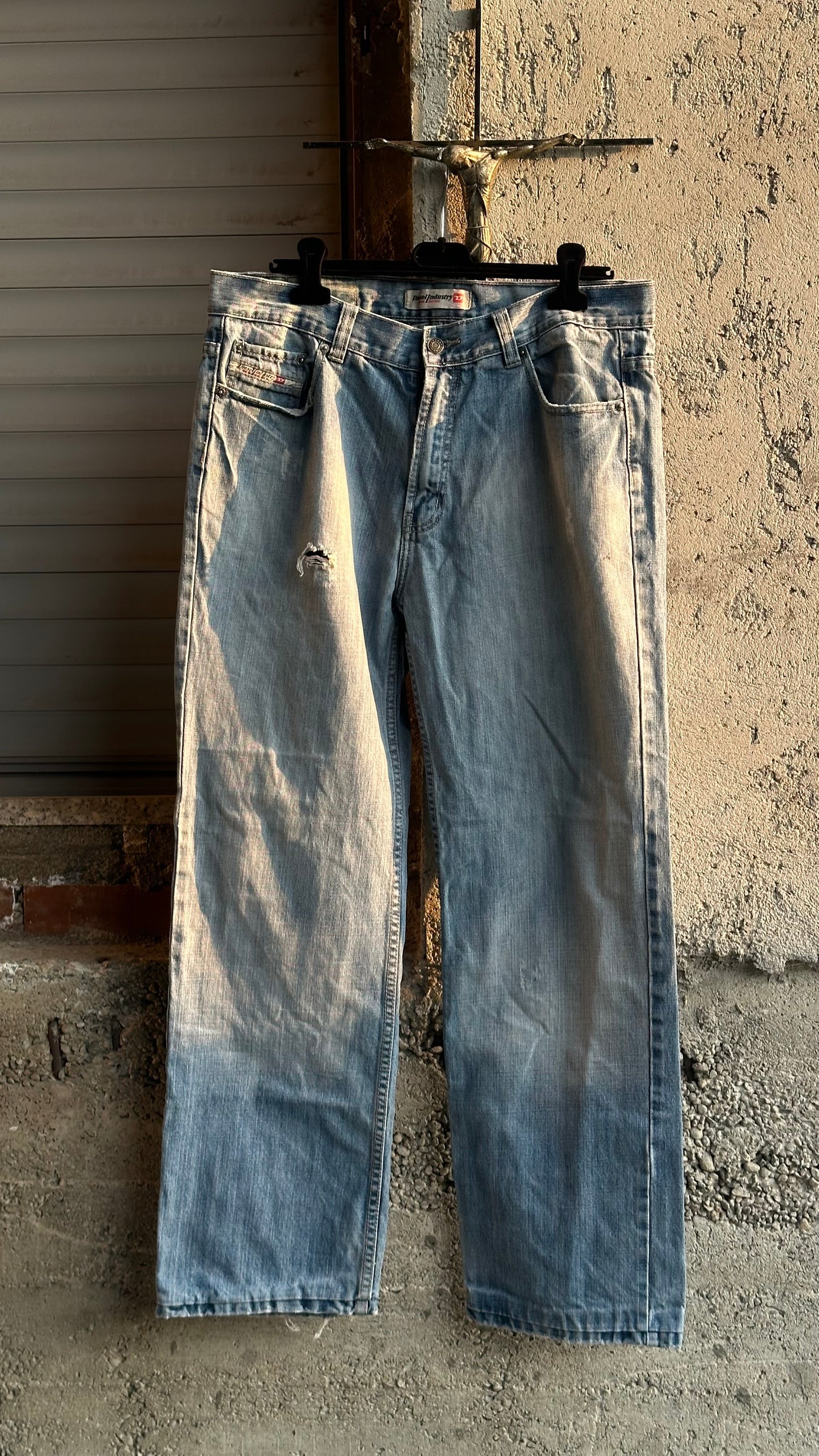 DIESEL BACK LOGO DENIM