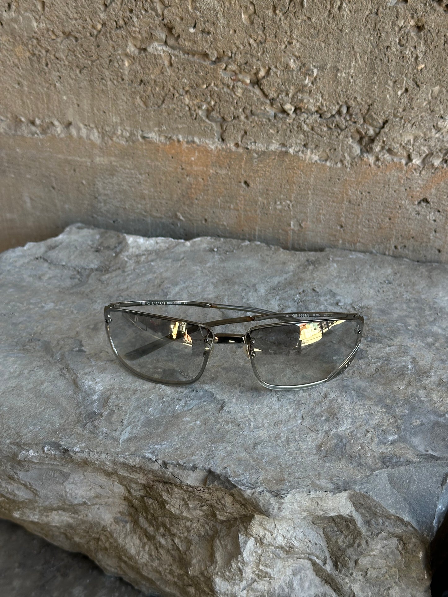 GUCCI TOM FORD ERA SILVER SUNGLASSES