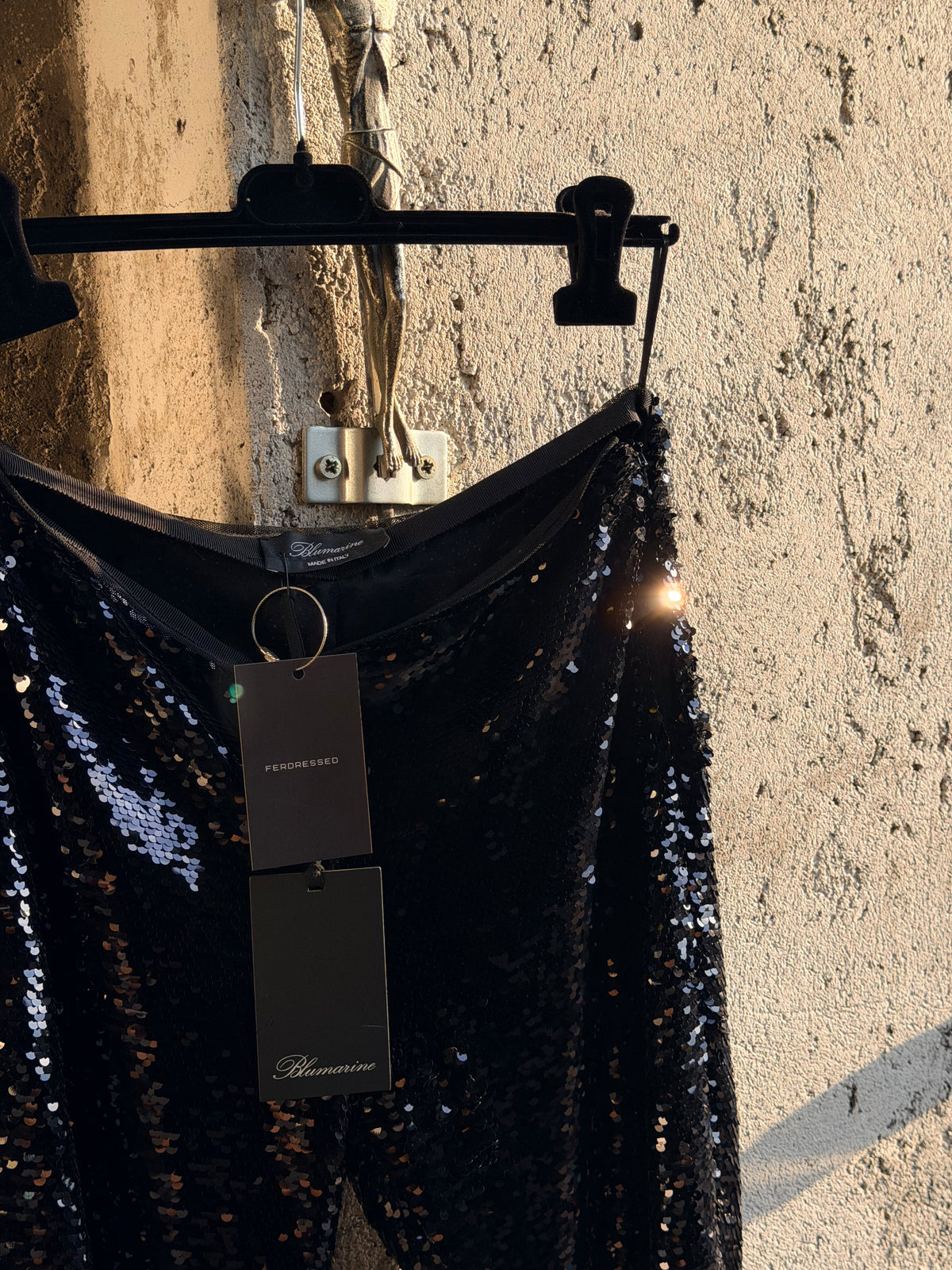 BLUMARINE DISCO FLARED TROUSERS