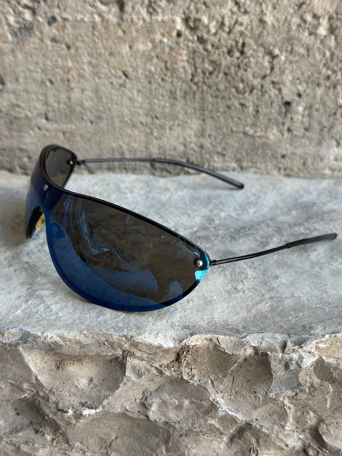 GUCCI TOM FORD ERA GG 1657/S BLUE MIRRORED SUNGLASSES
