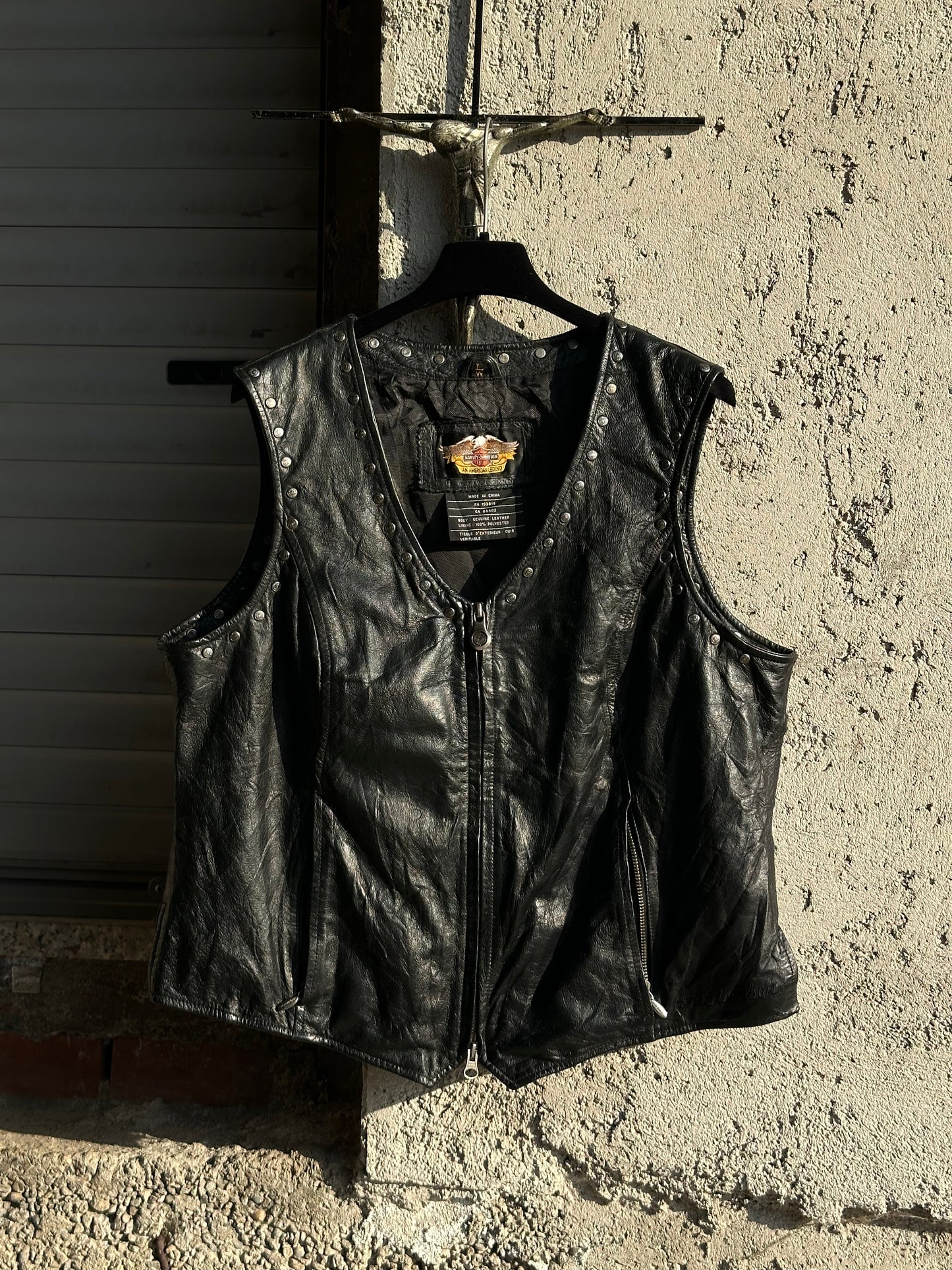 HARLEY DAVIDSON LEATHER VEST
