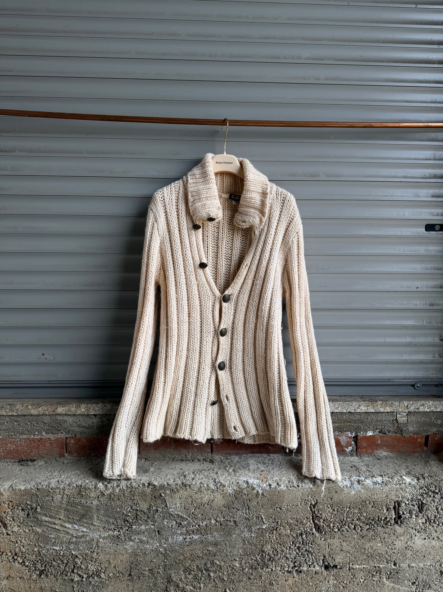 DOLCE & GABBANA BUTTON UP CARDIGAN