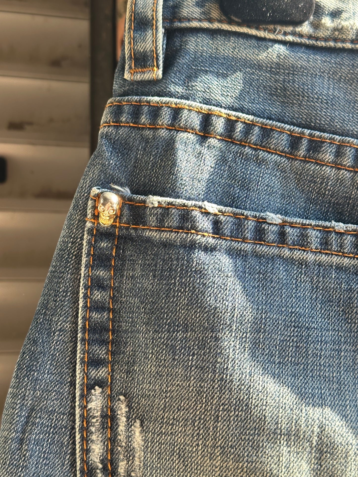 DSQUARED2 FAITH DENIM JORTS