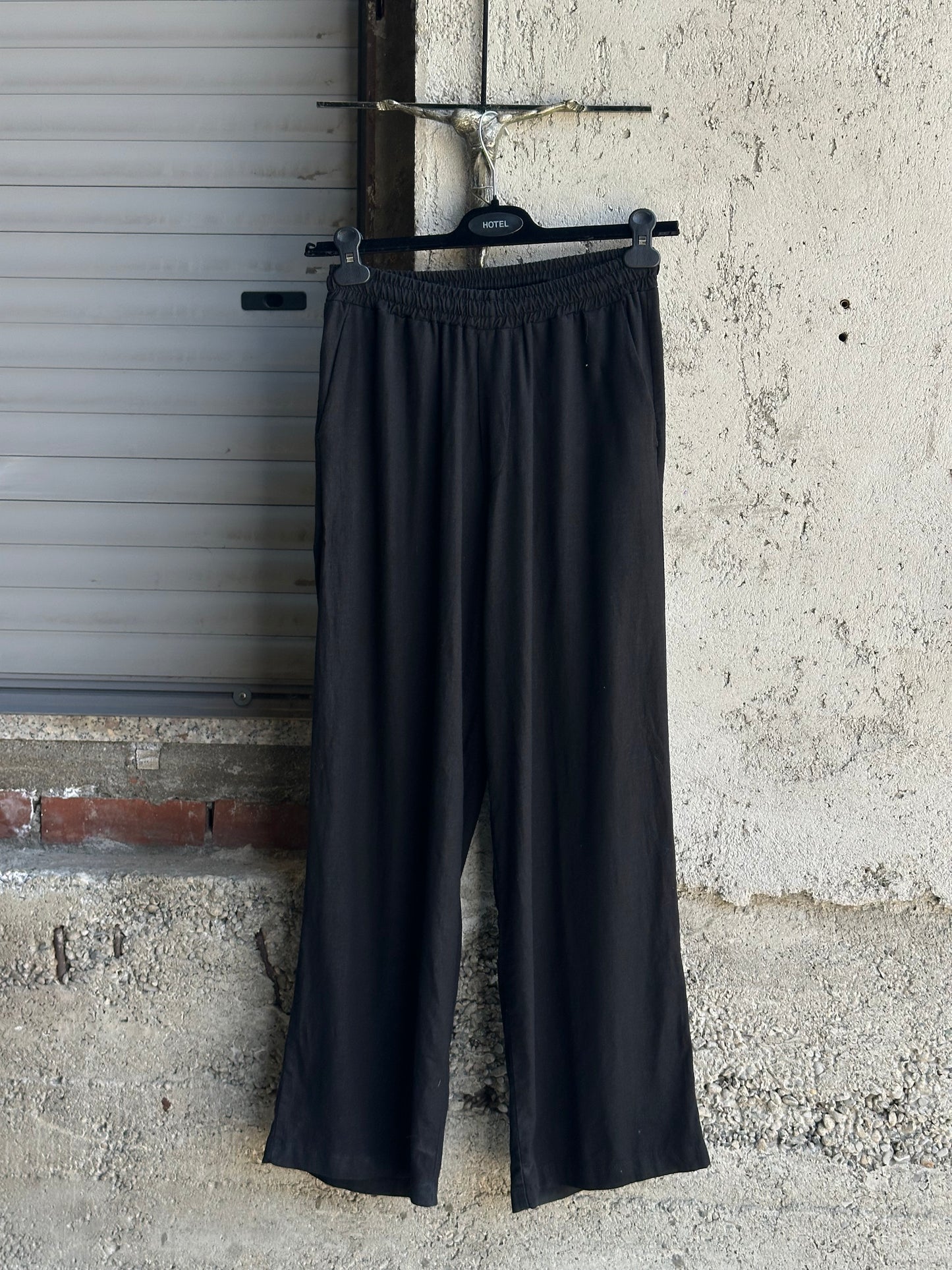 LINEN BLACK CO-ORD SET