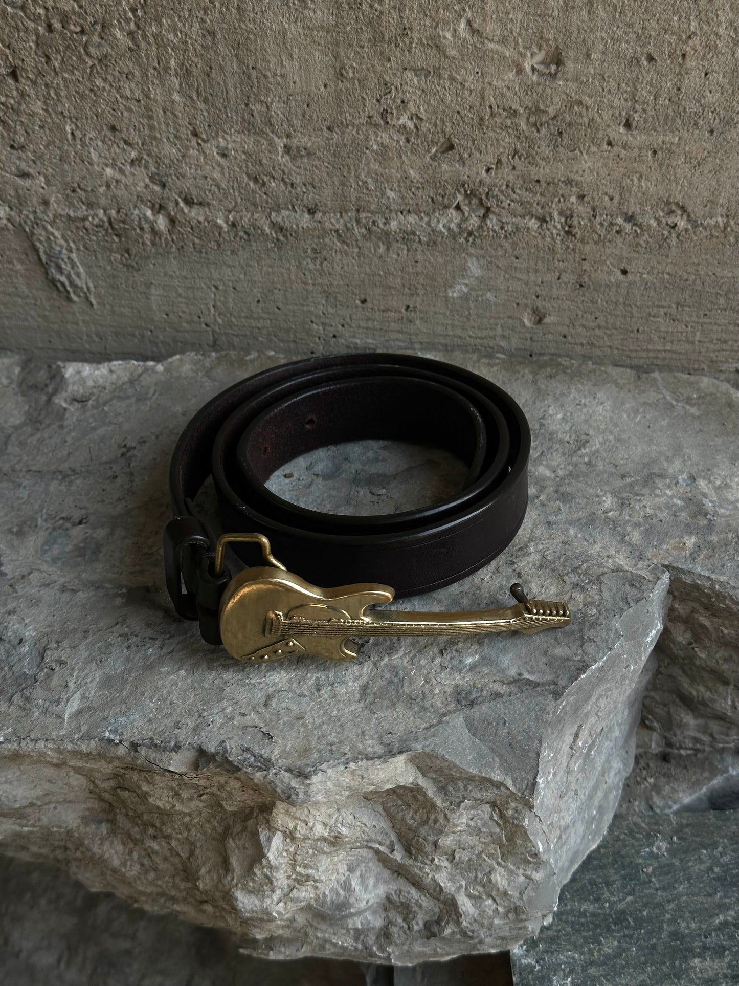ANN DEMEULEMEESTER ROCKSTAR LEATHER BELT