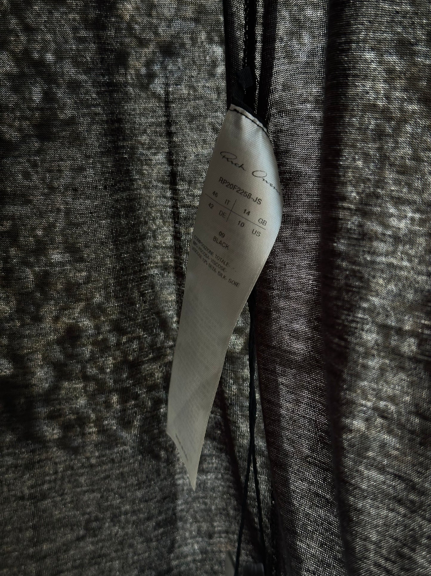 RICK OWENS DYLAN LONGSLEEVE