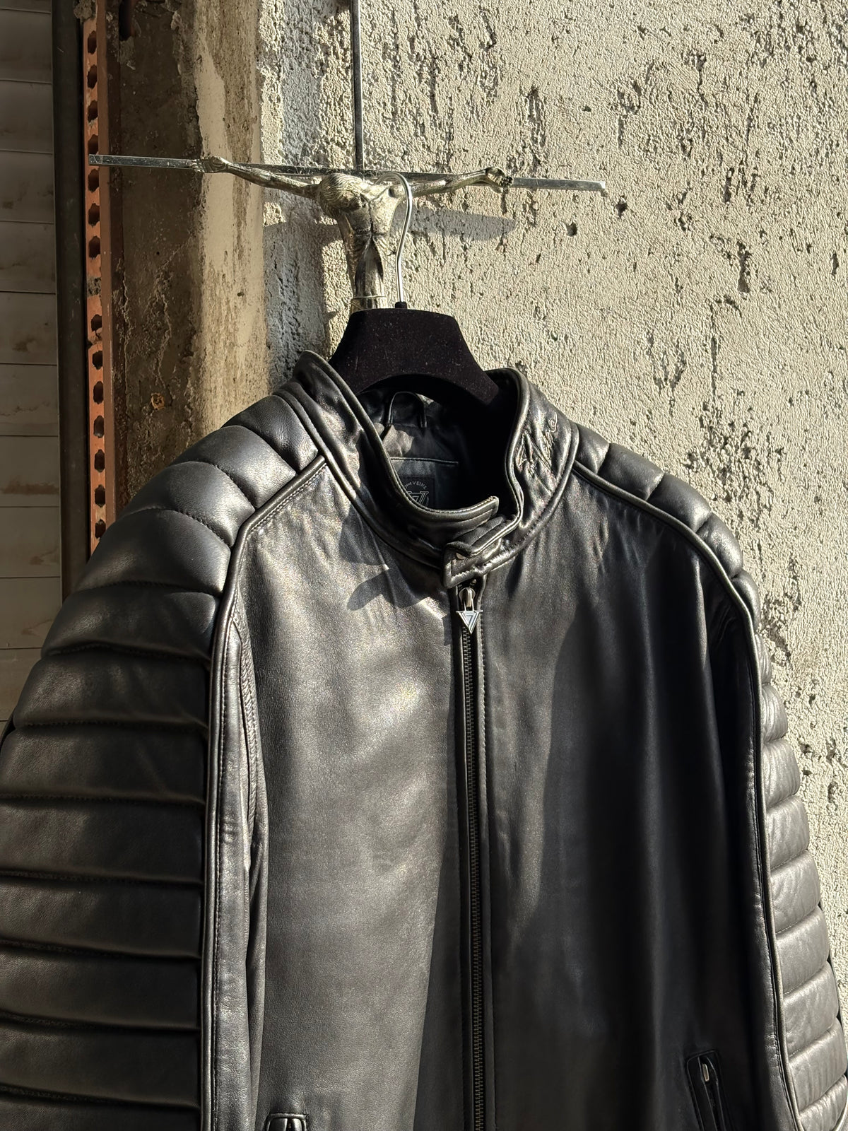 MOTOR CUSHY LEATHER JACKET