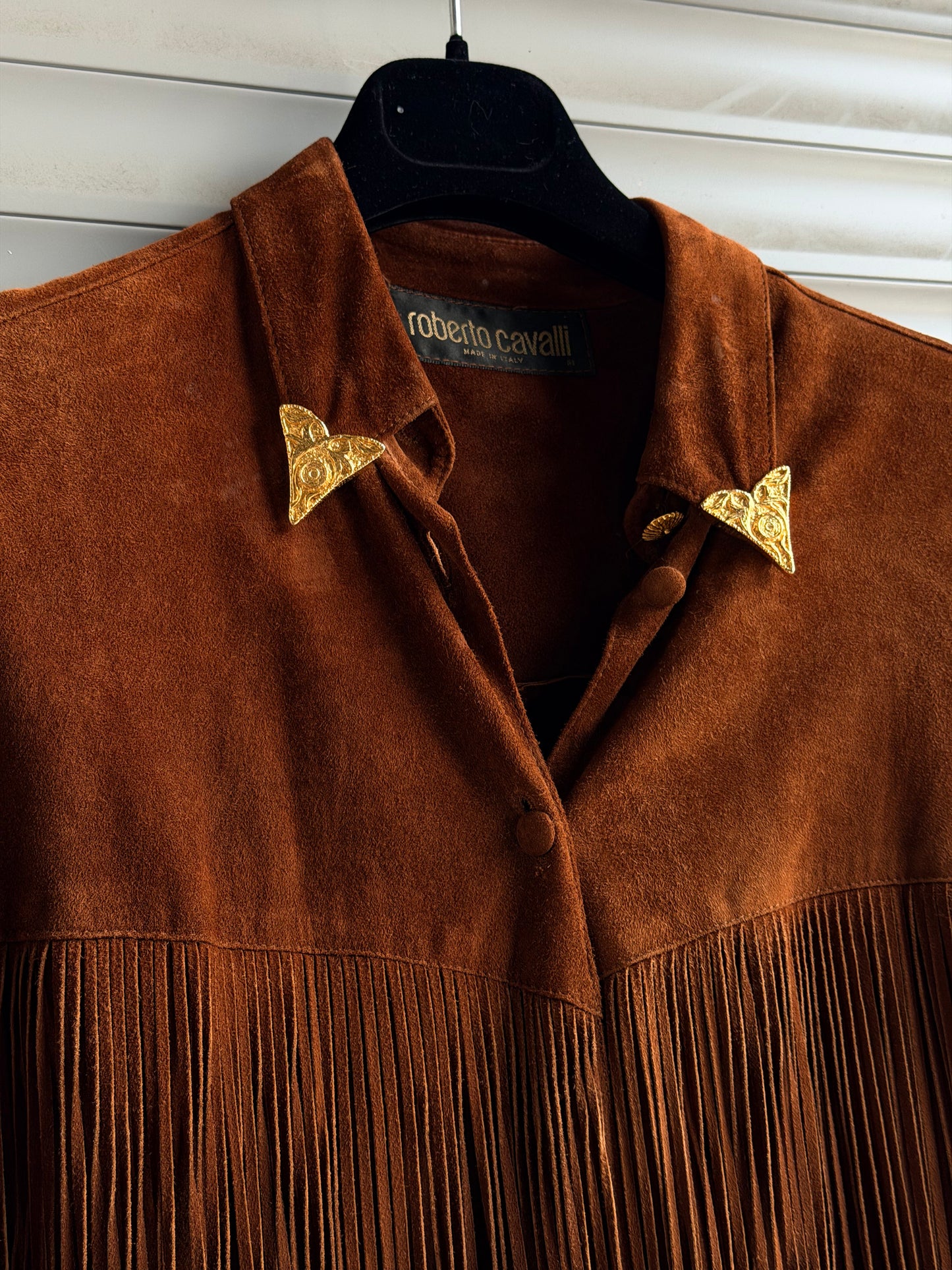 ROBERTO CAVALLI COWGIRL SUEDE SHIRT