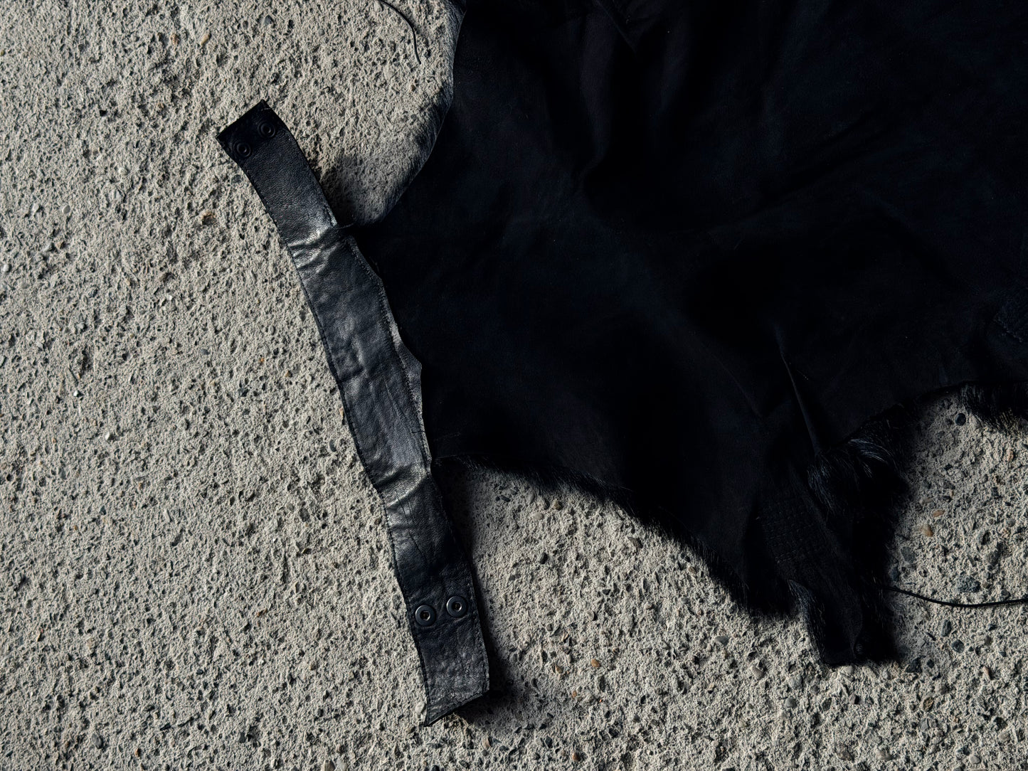 STYRAX HANDMADE GOAT SHERLING TOP