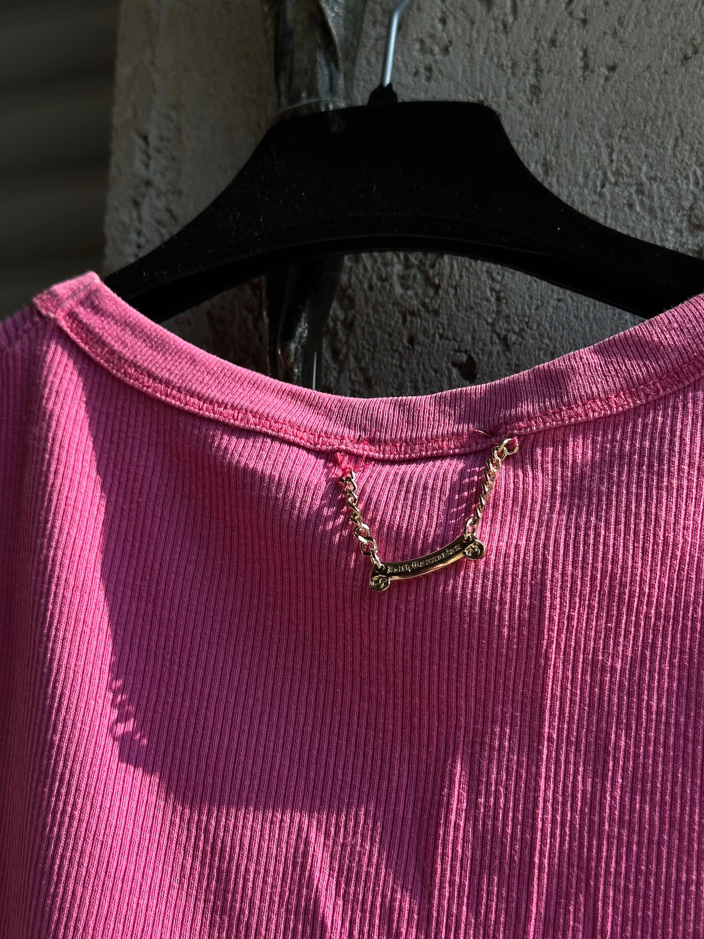 FAITH PINK RHINESTONES TANK TOP
