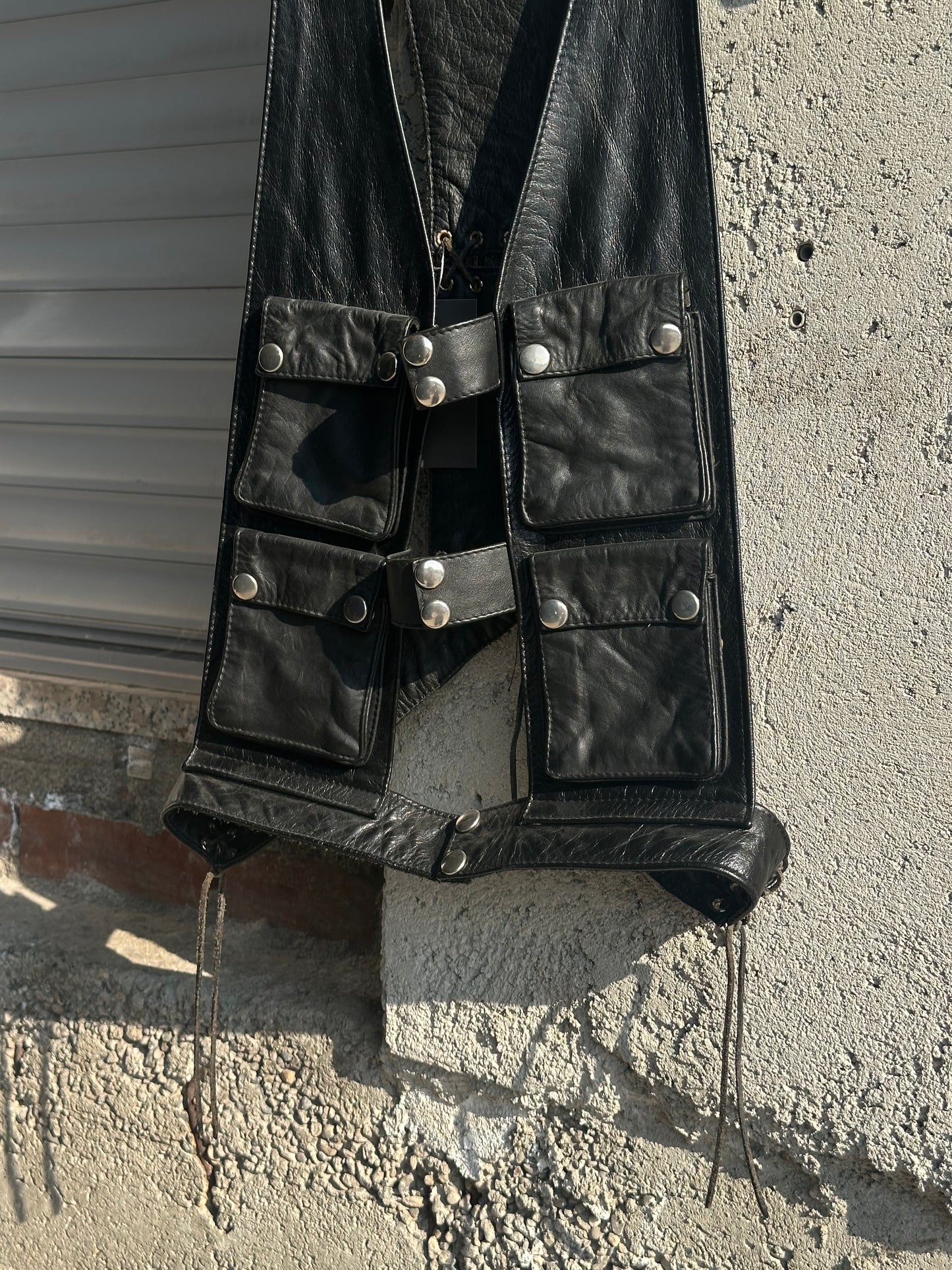 LEATHER VEST