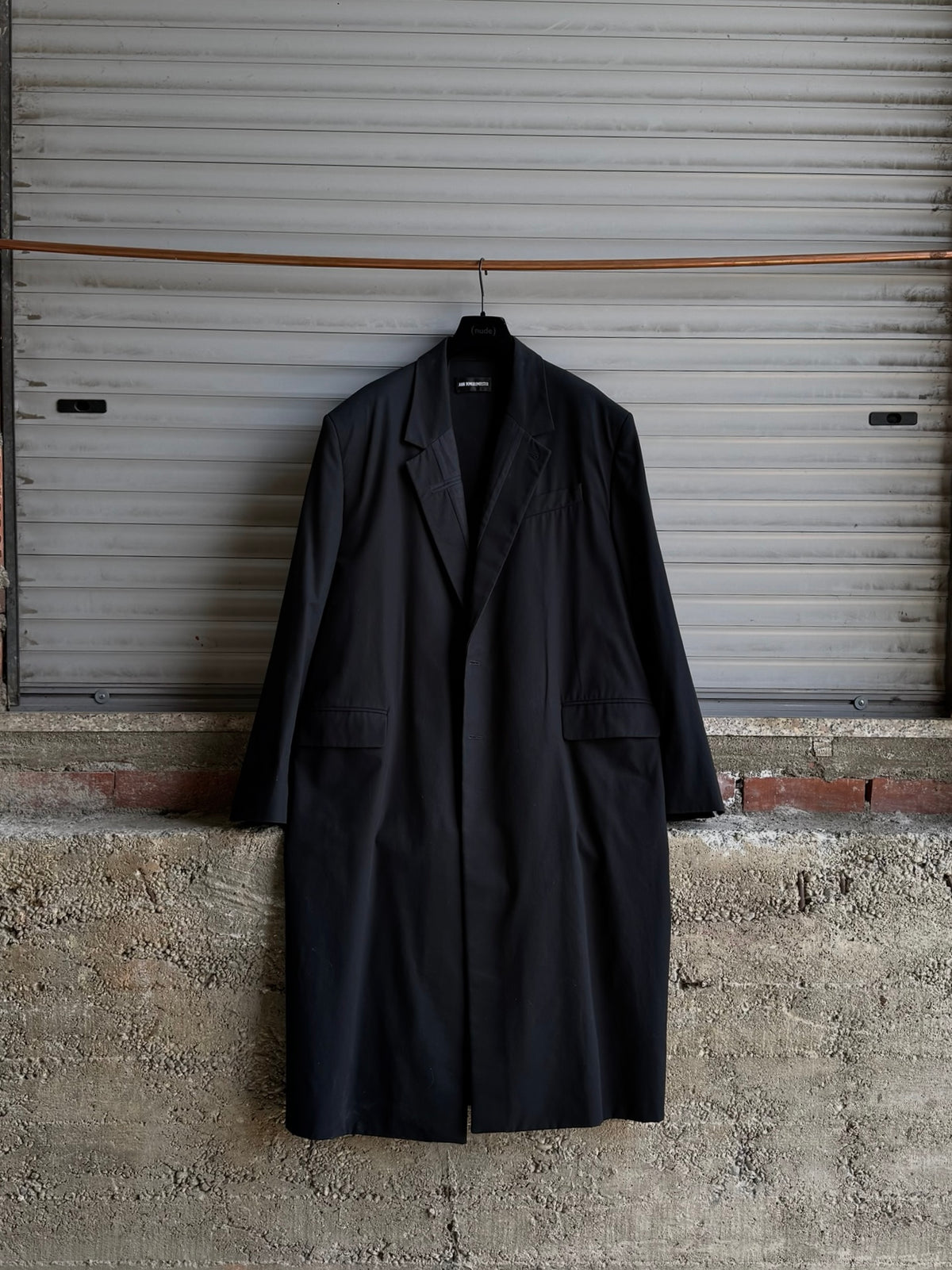 ANN DEMEULEMEESTER STRUCTURED COAT