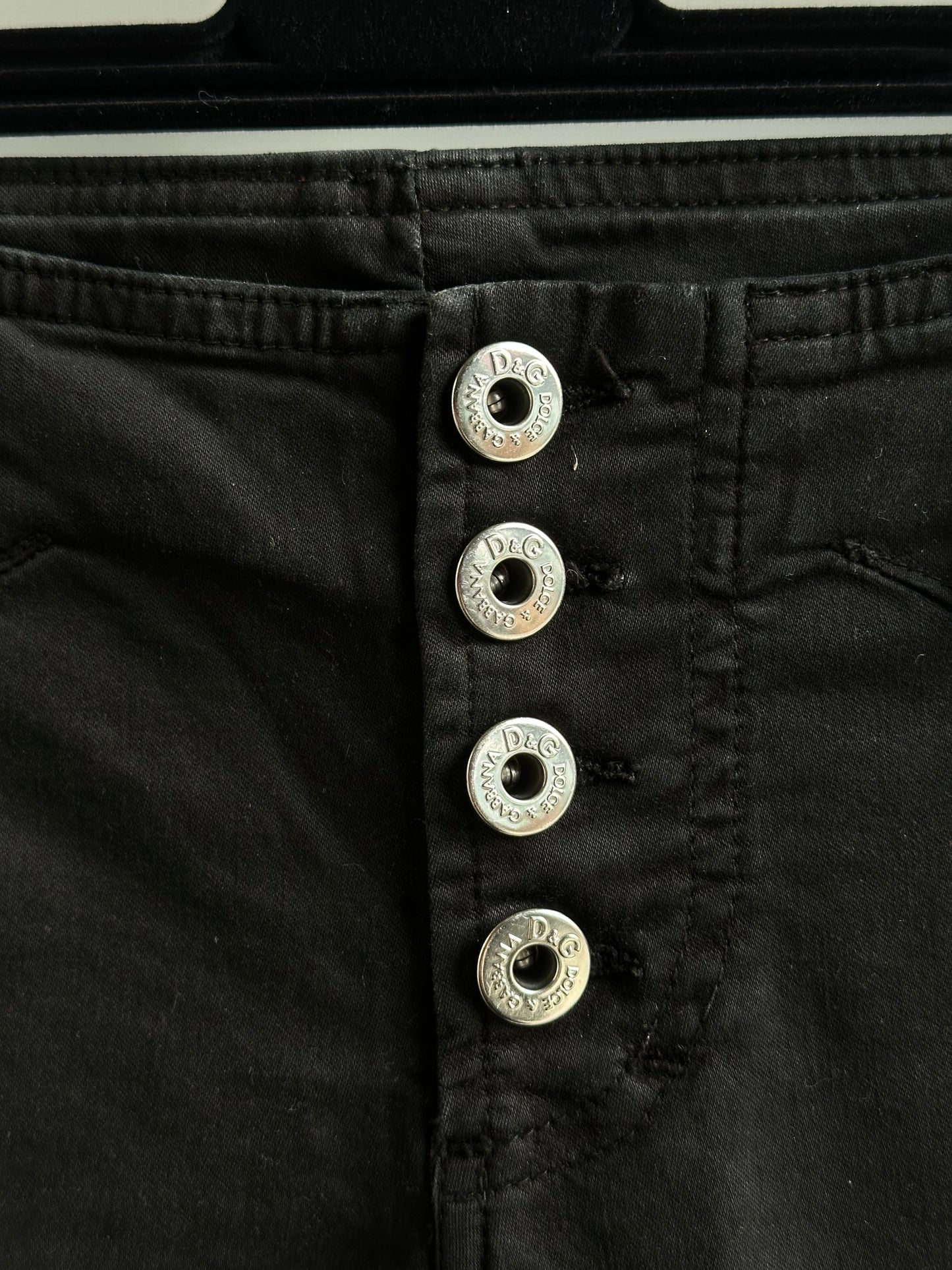 DOLCE & GABBANA BLACK PANTS