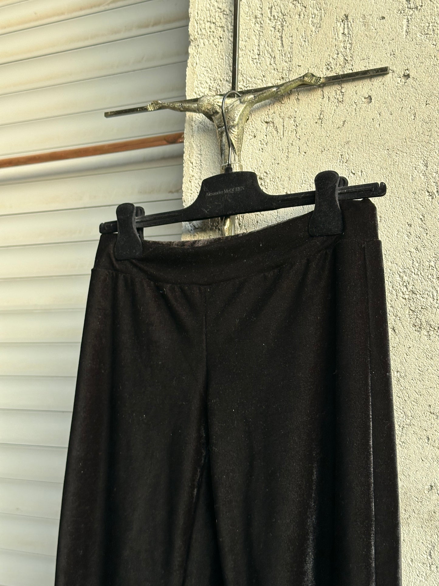 BLUMARINE VELOUR SWEATPANTS