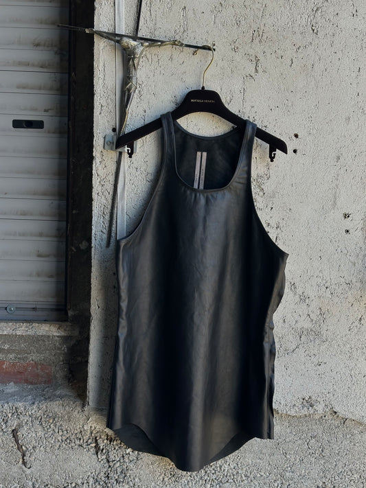 RICK OWENS LAMB LEATHER TANK