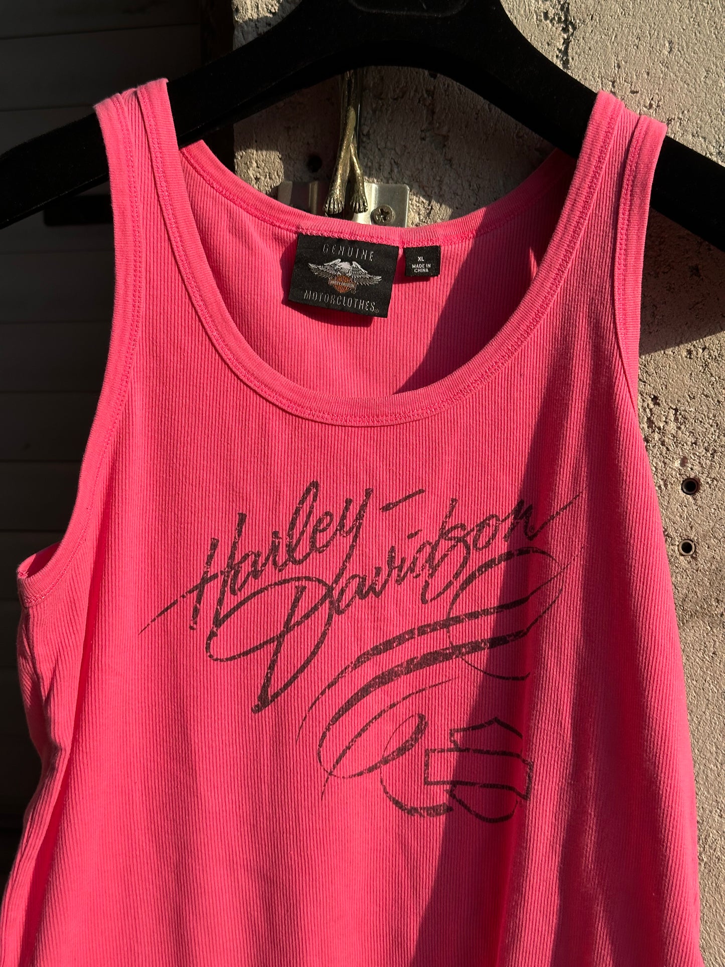HARLEY DAVIDSON PINK TANK TOP