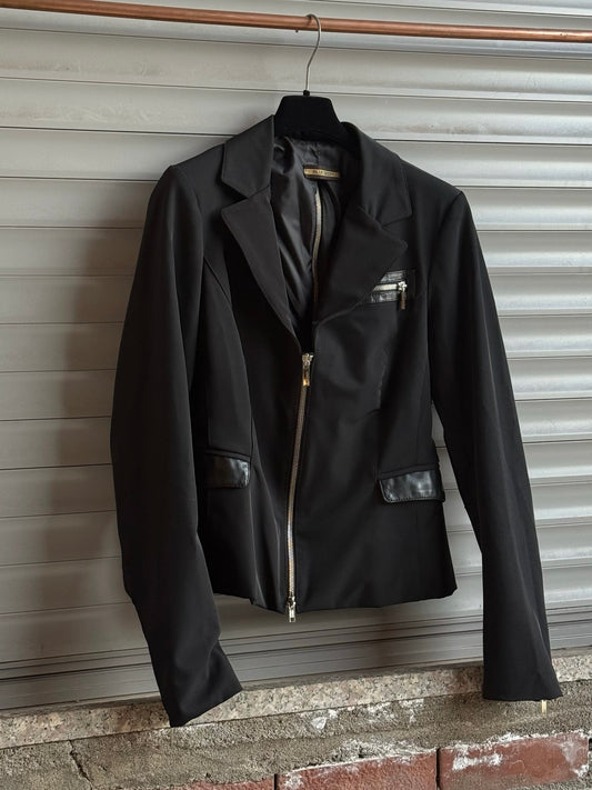 BACK ZIPPED BLAZER