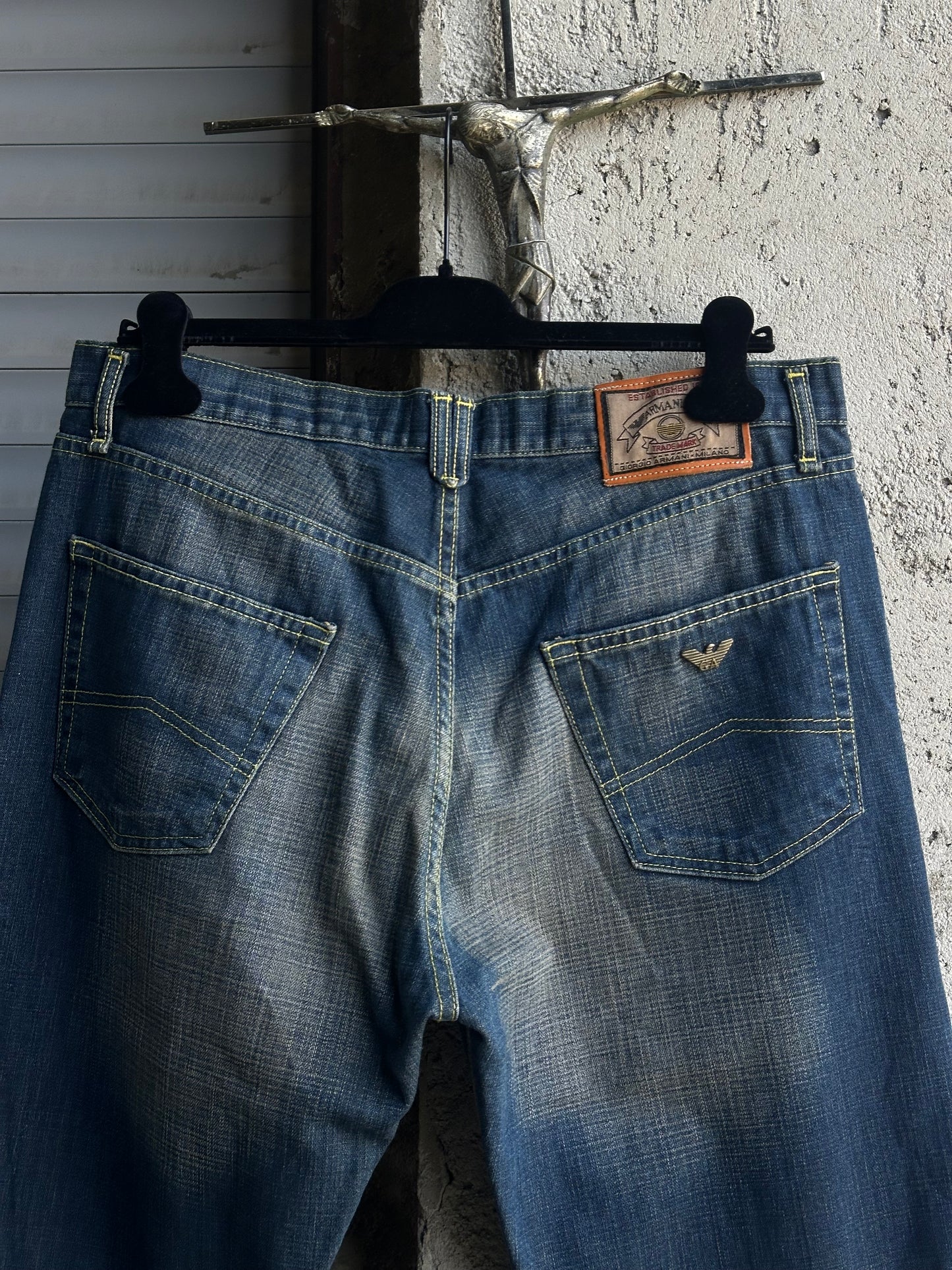 ARMANI BAGGY DENIM PANTS