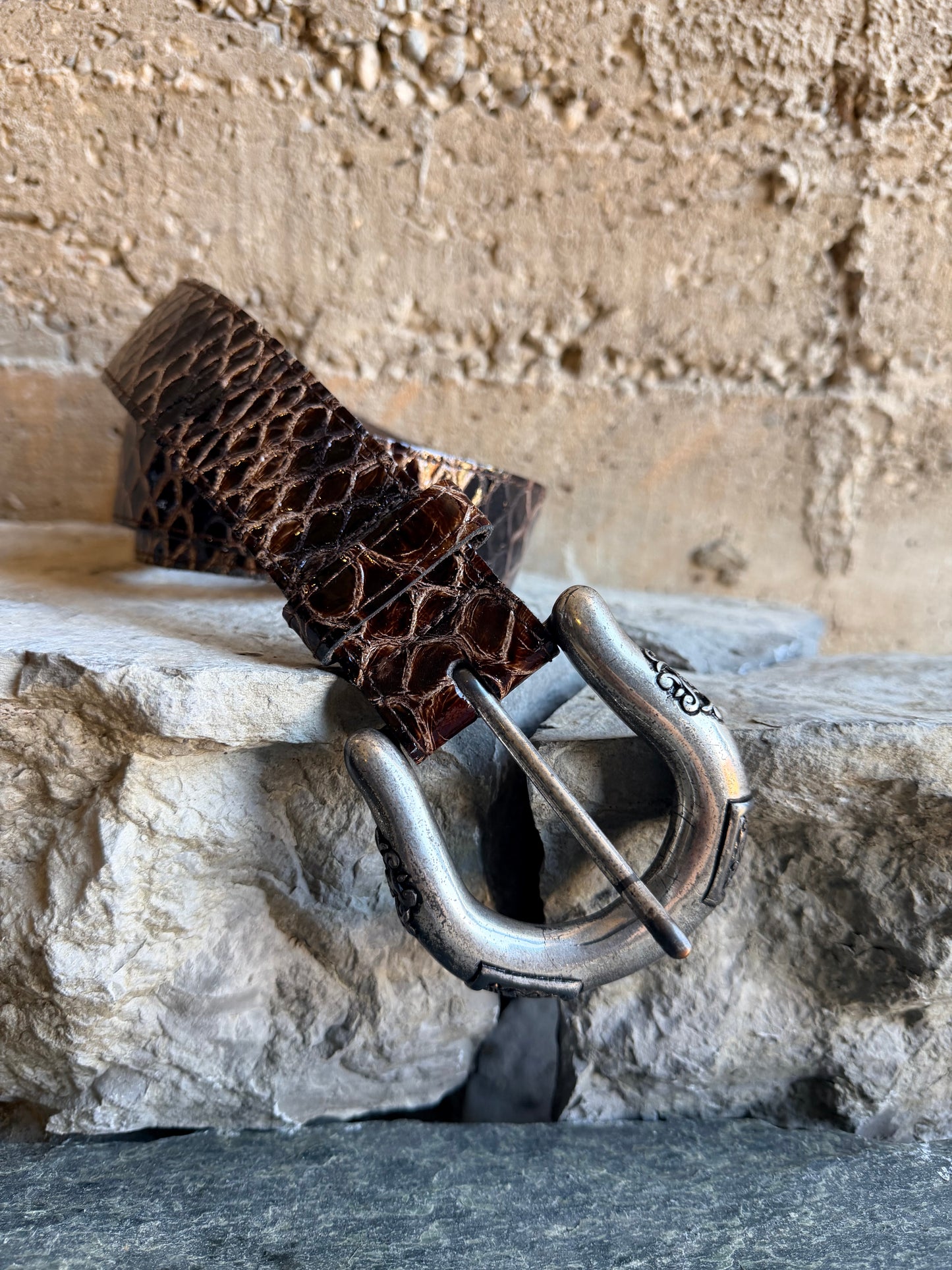 CROCOSKIN RODEO BELT