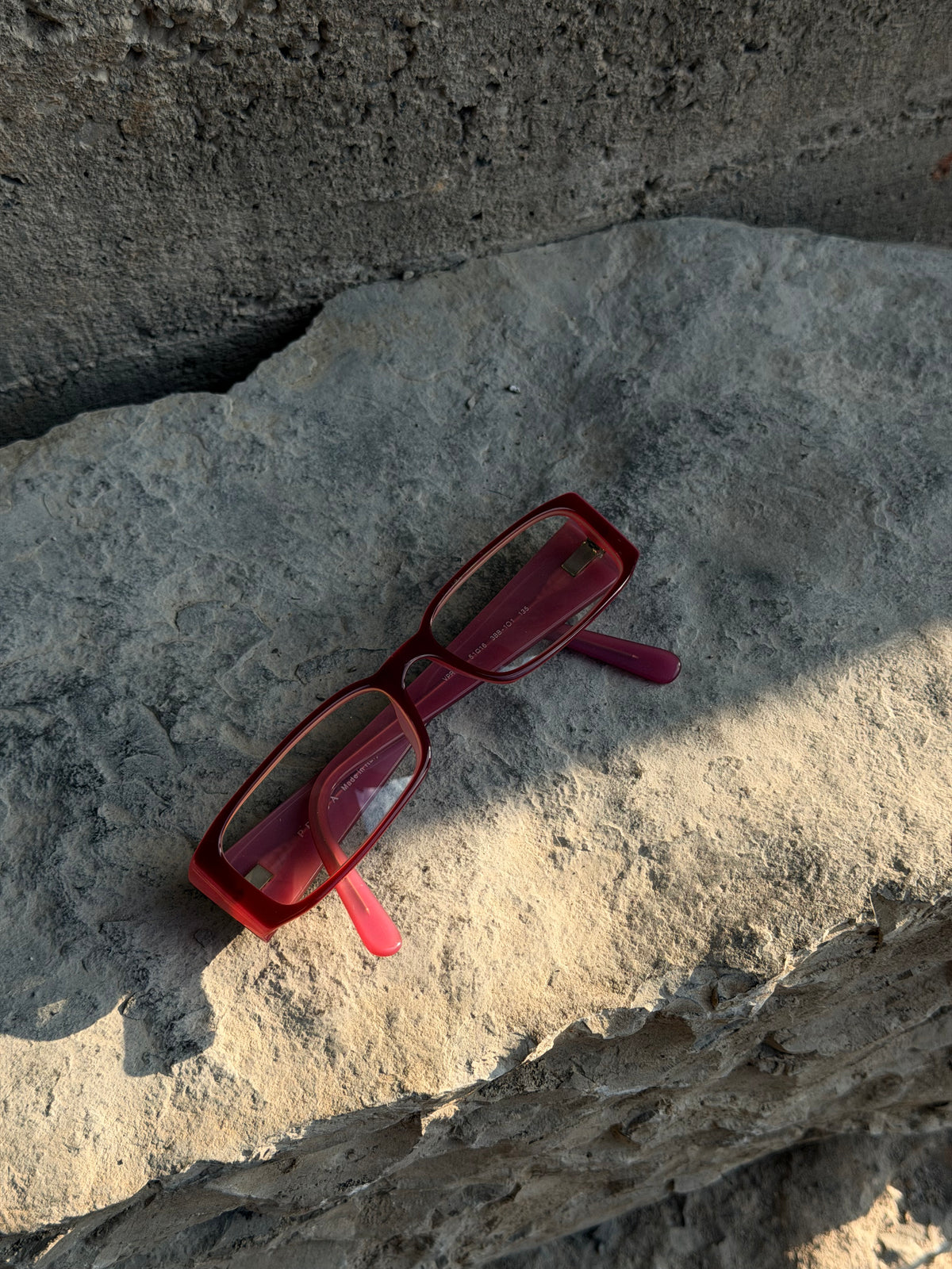 PRADA RED GLASSES